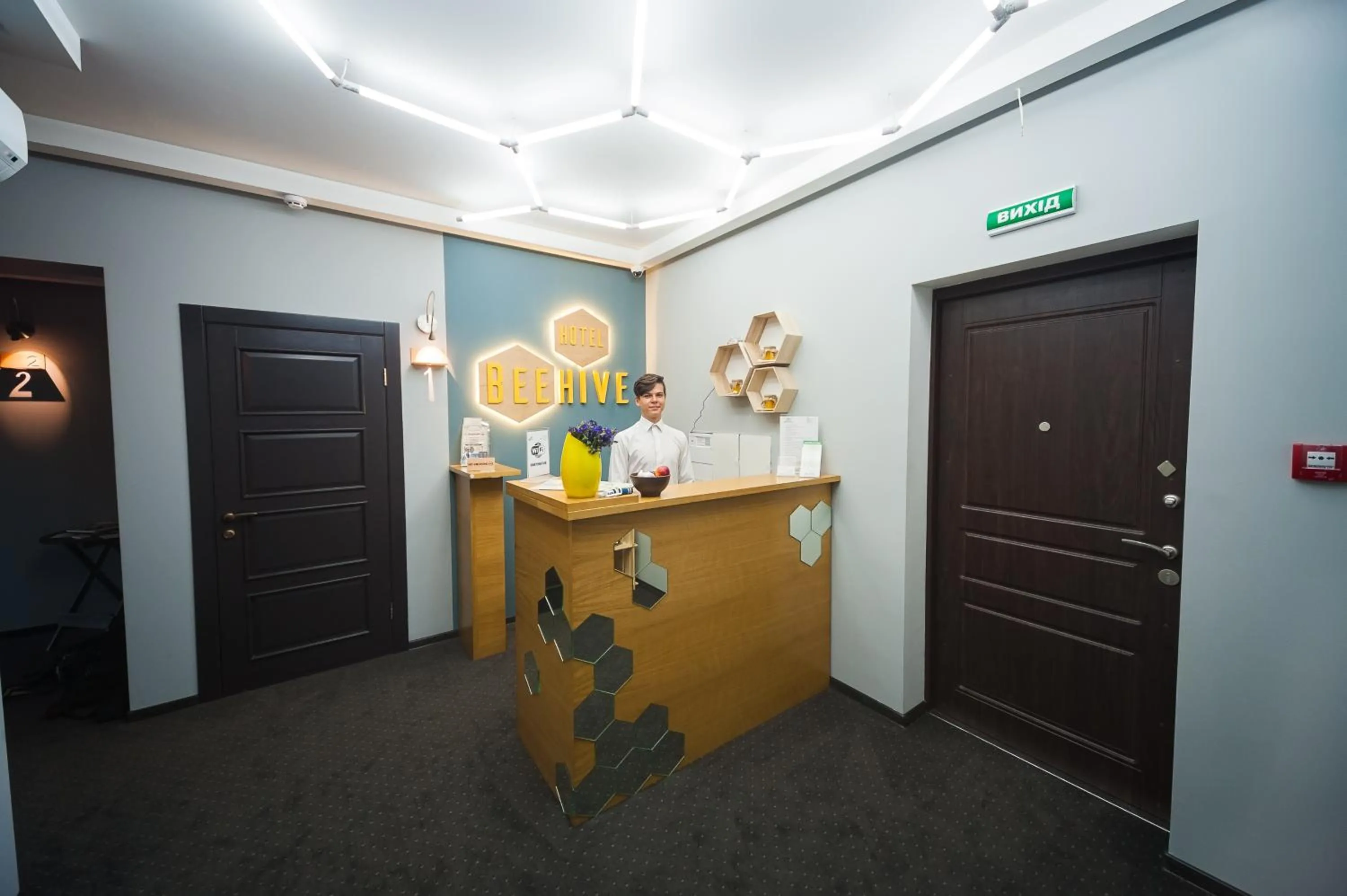 Staff in Beehive Hotel