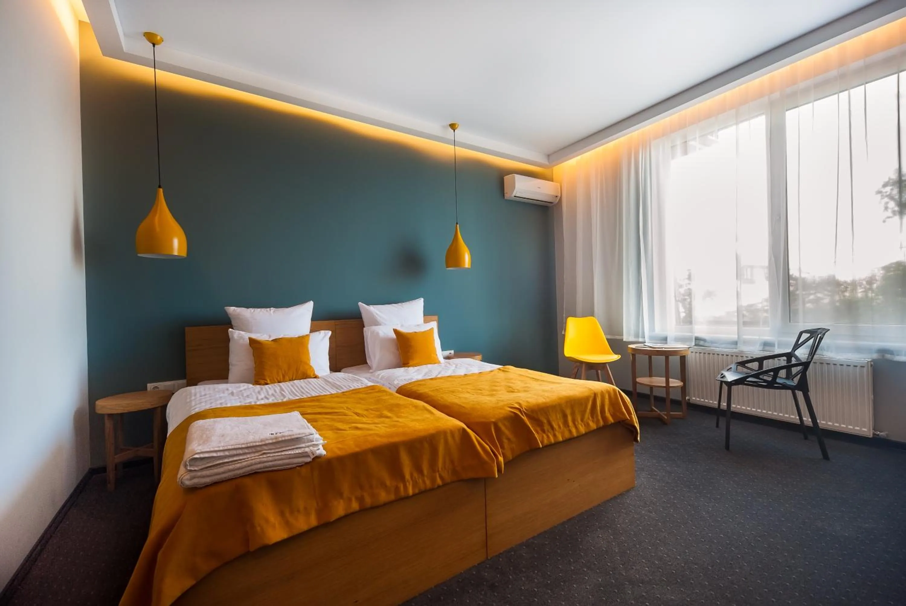 Bed in Beehive Hotel