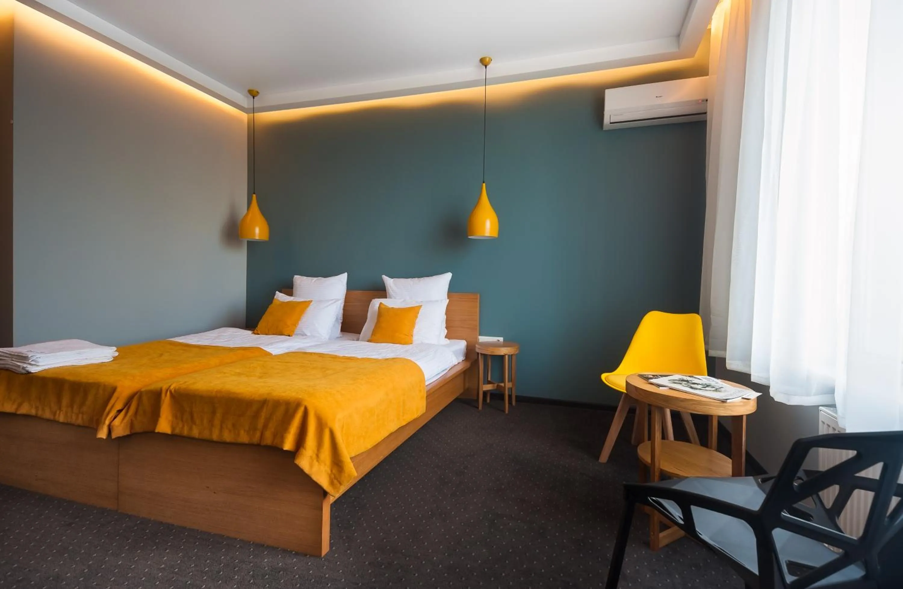Bed in Beehive Hotel