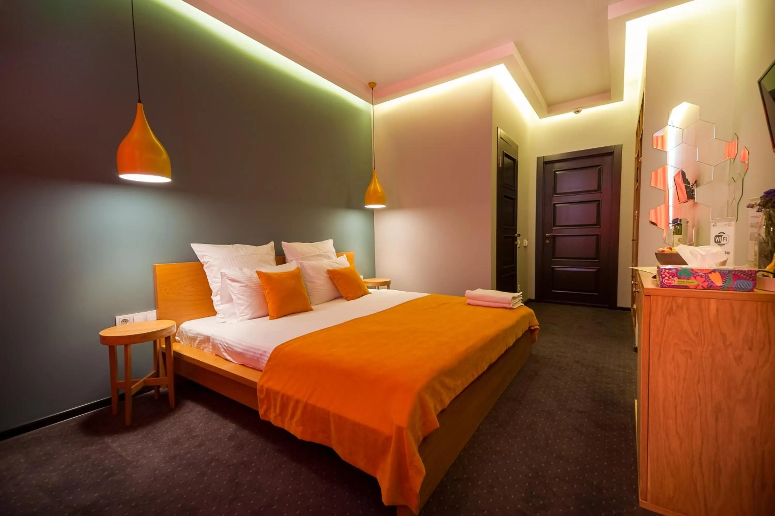 Bed in Beehive Hotel