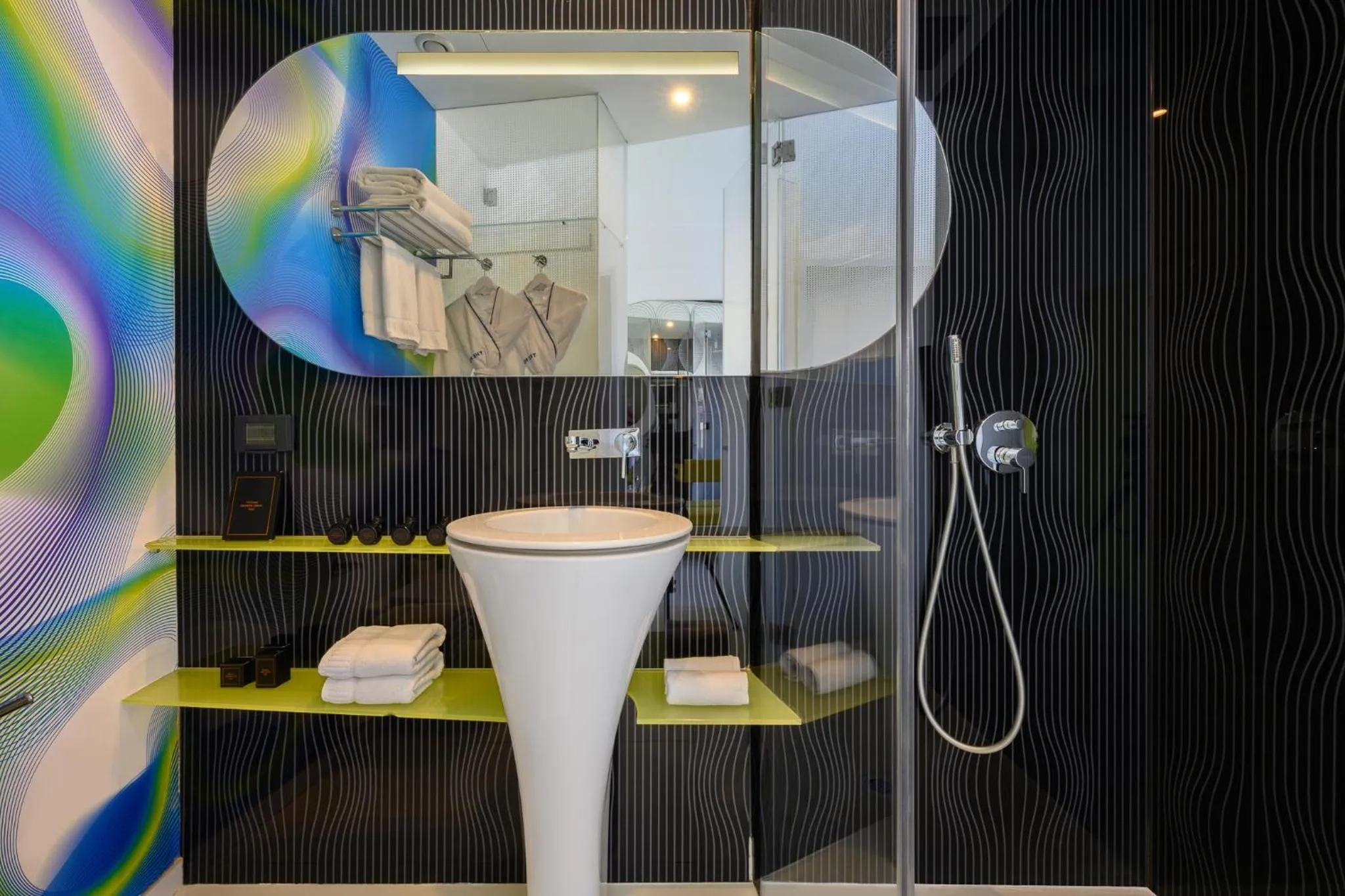 Bathroom in Poli House by AFI Hotels