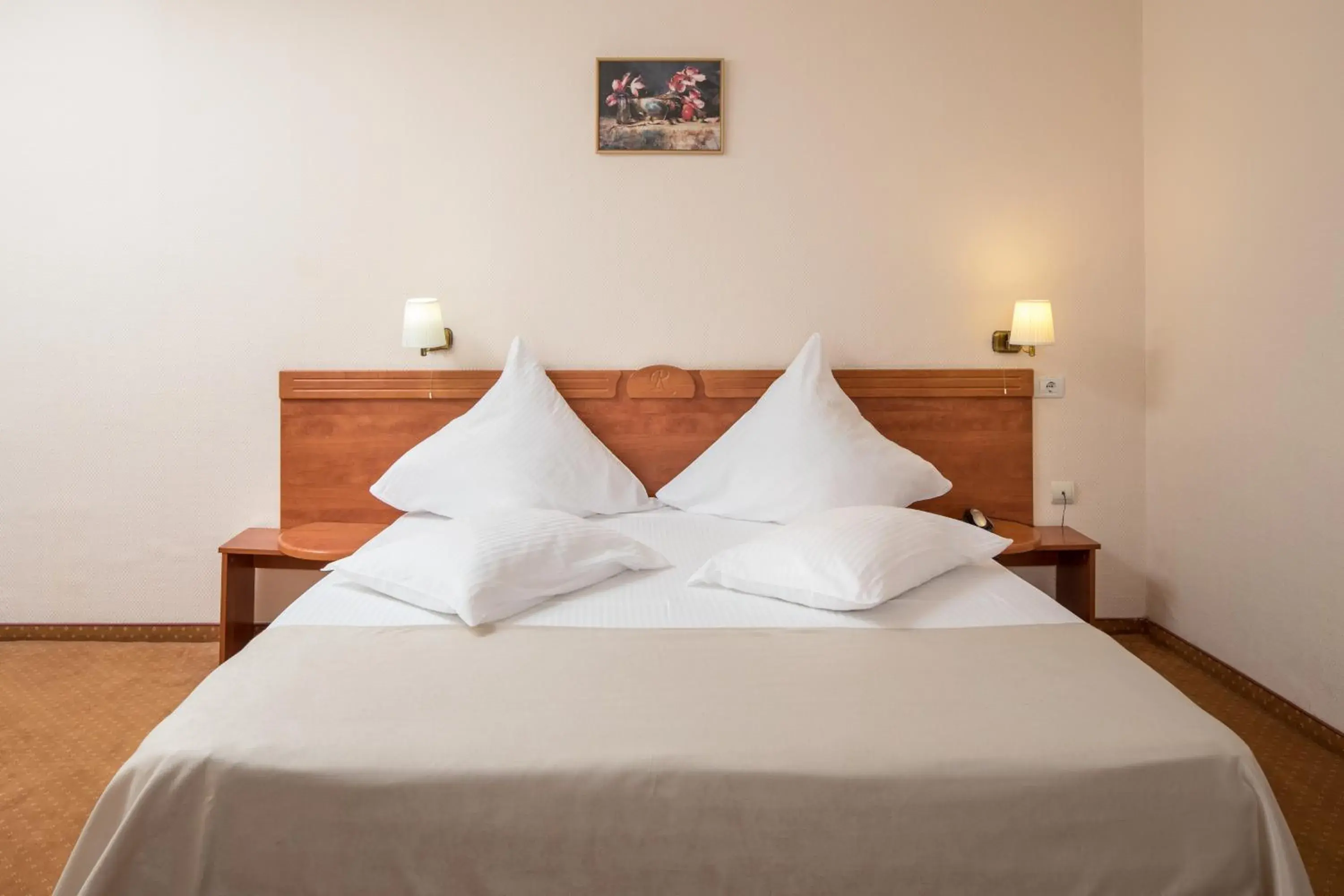 Bed in Hotel Rozmarin Bed in Hotel Rozmarin