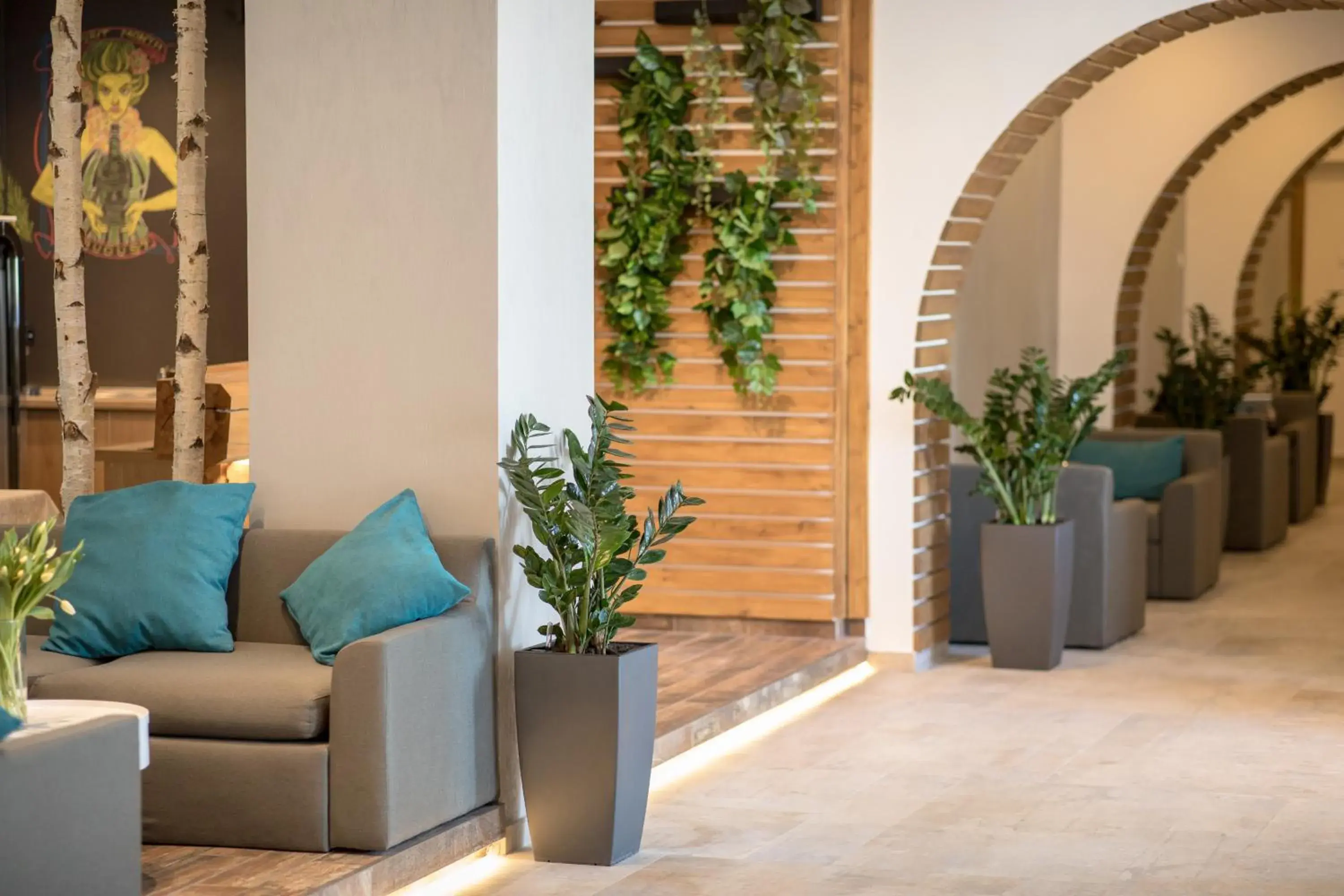 Lobby or reception in Hotel Rozmarin Lobby or reception in Hotel Rozmarin