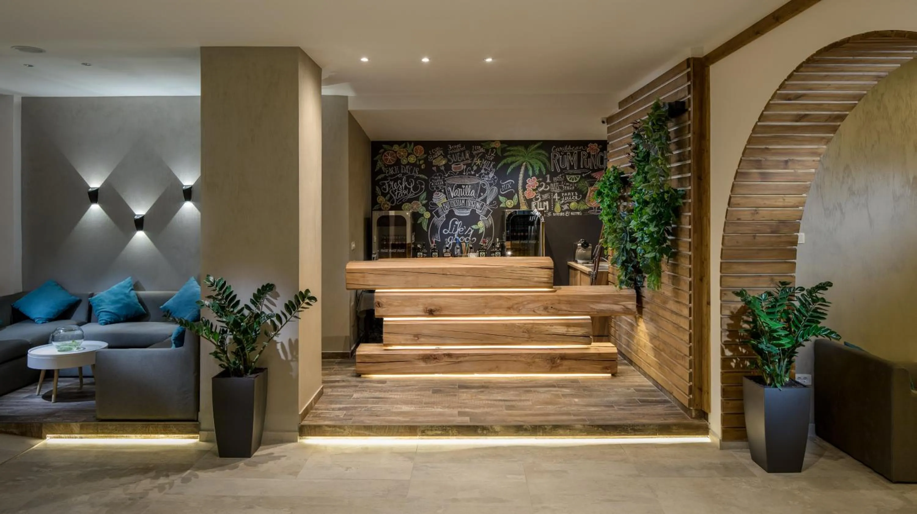 Seating area in Hotel Rozmarin