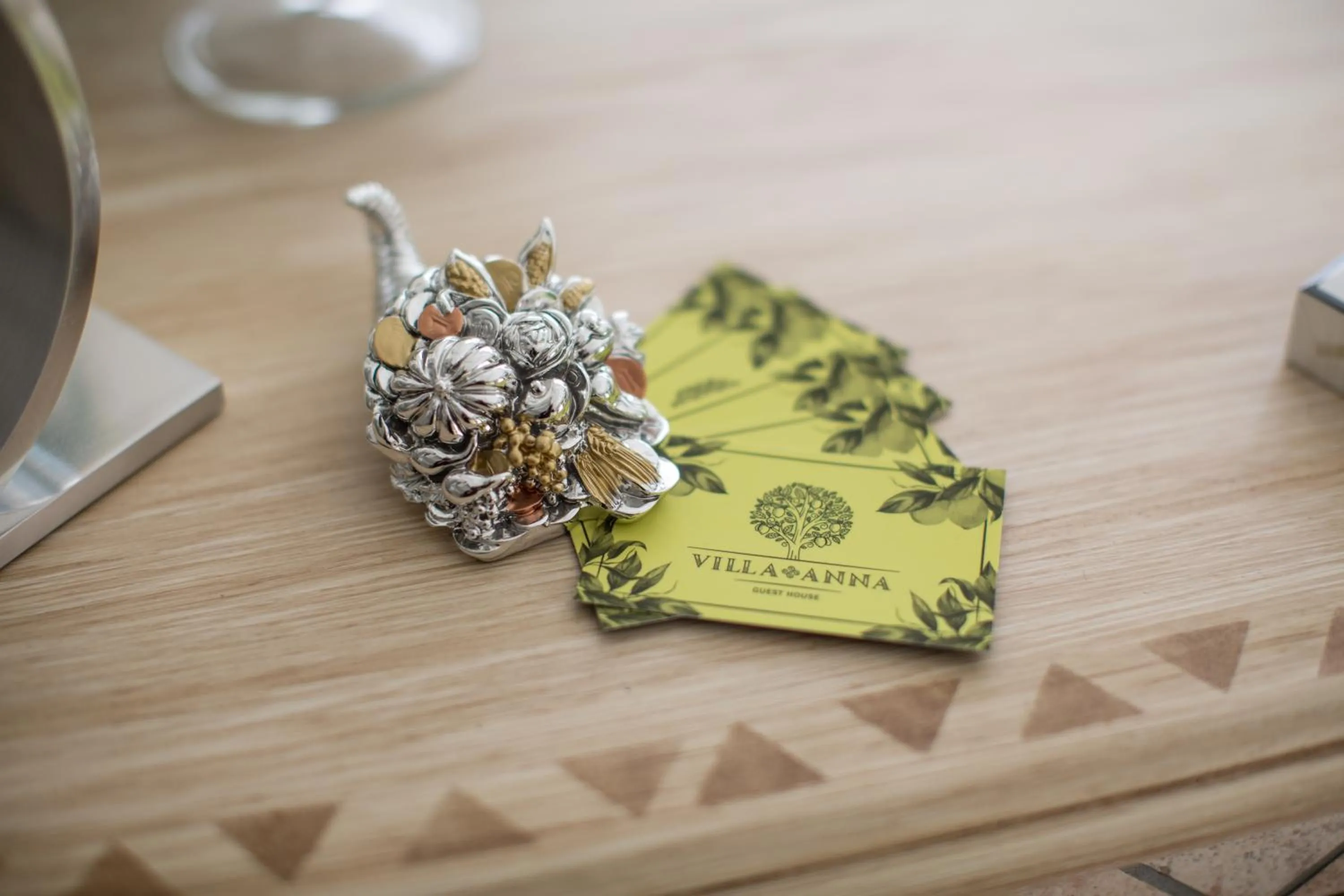 Decorative detail in Relais Villa Anna