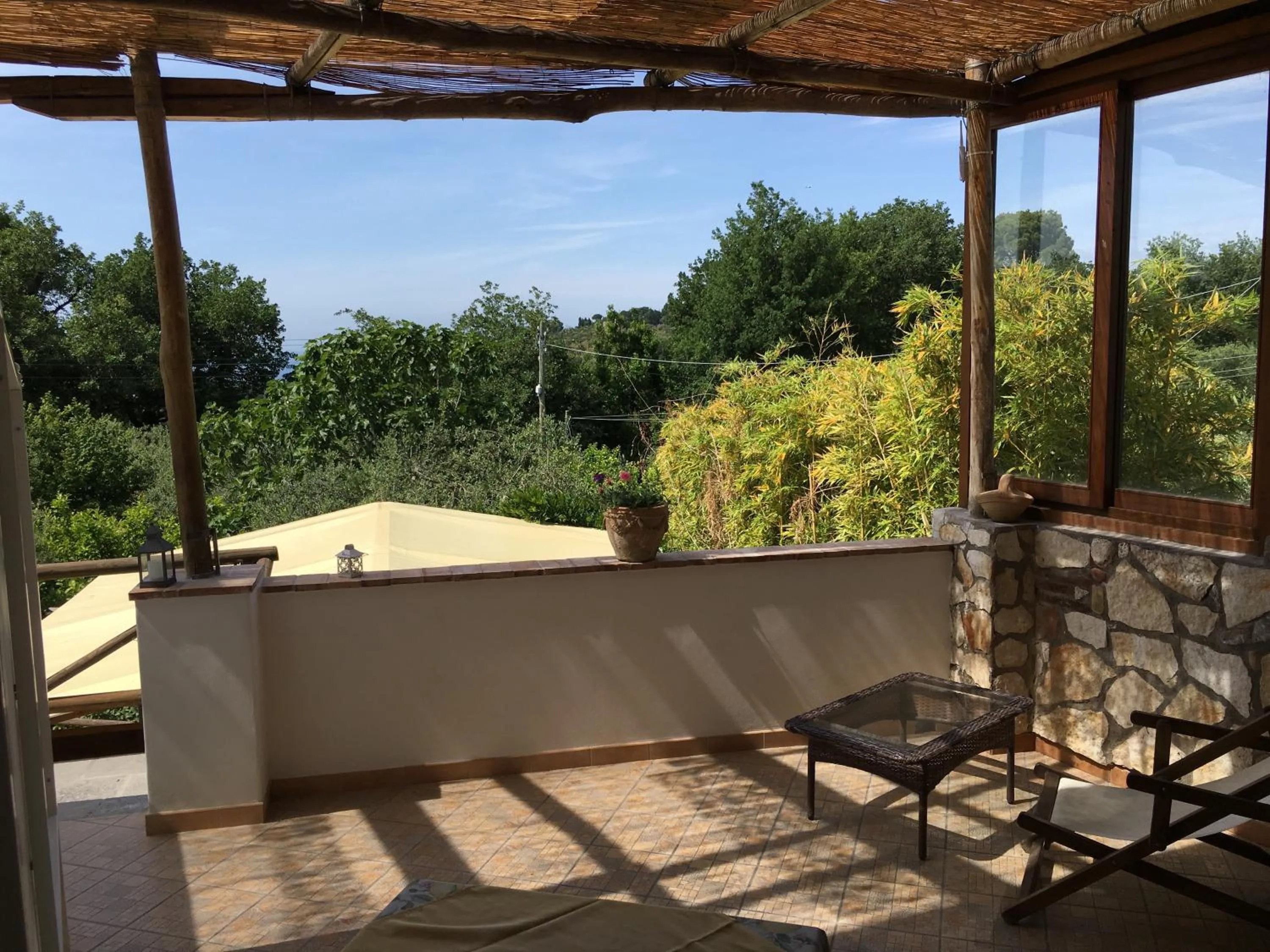Balcony/Terrace in Relais Villa Anna