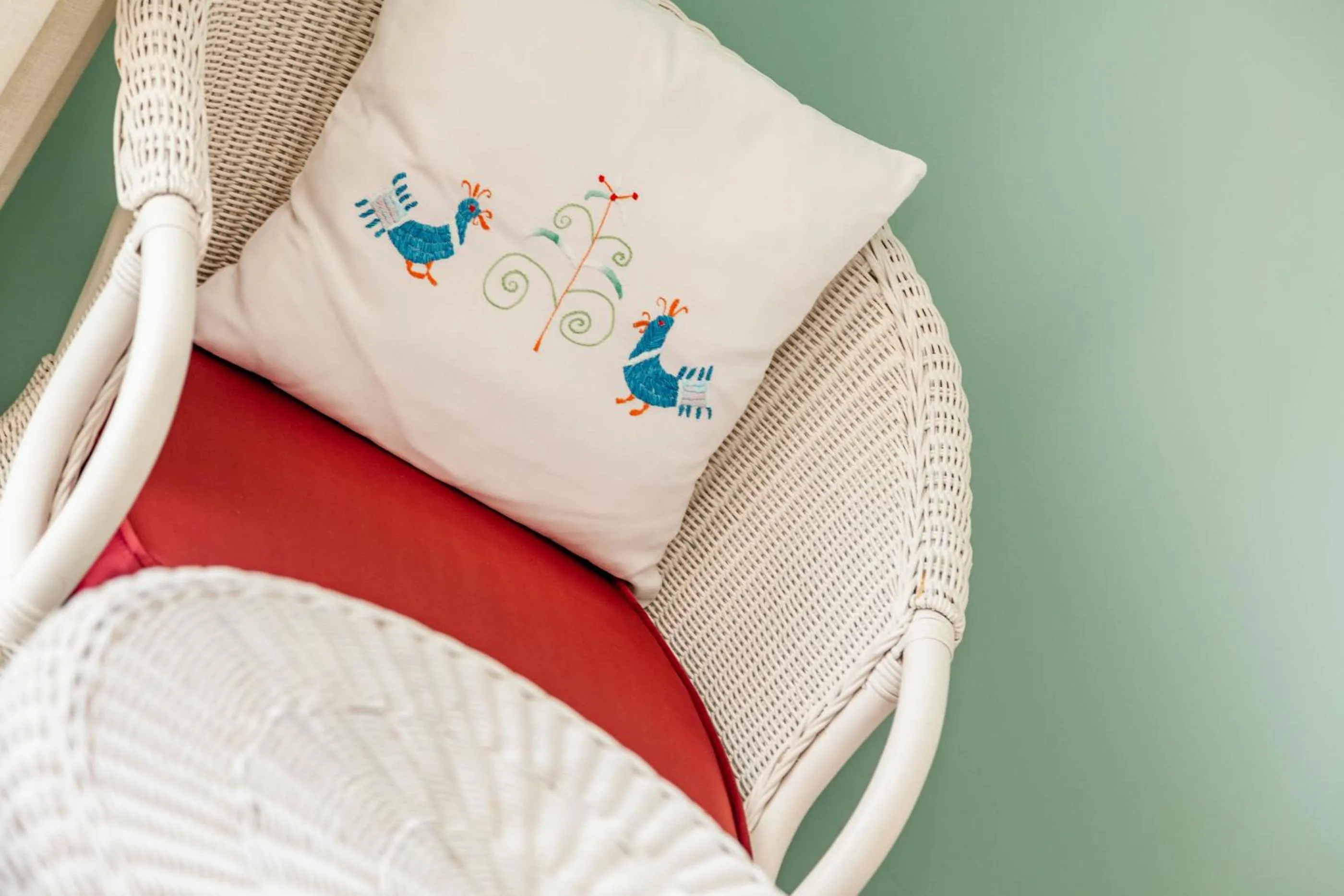 Decorative detail, Bed in Hotel Luna Lughente