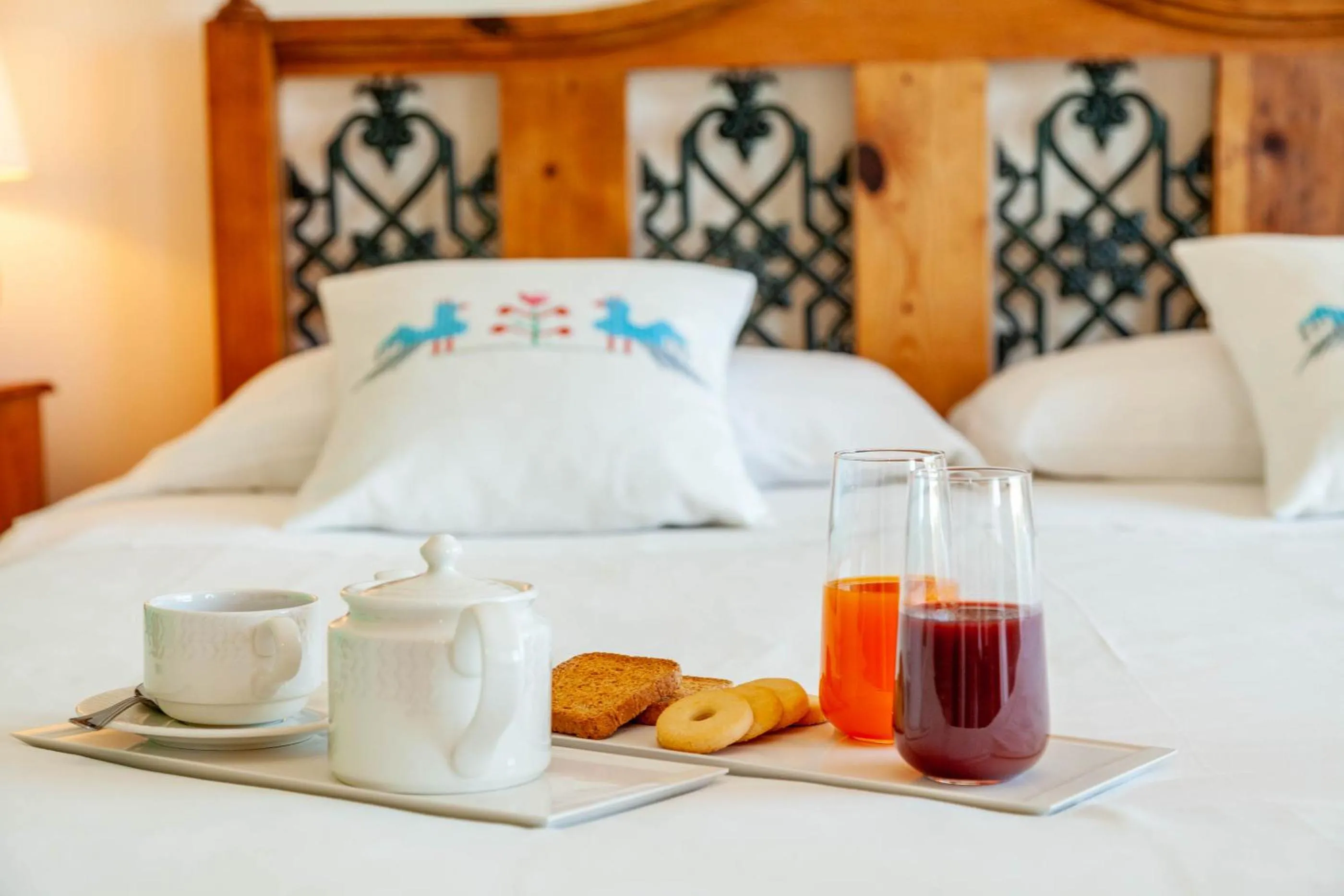 Decorative detail, Bed in Hotel Luna Lughente