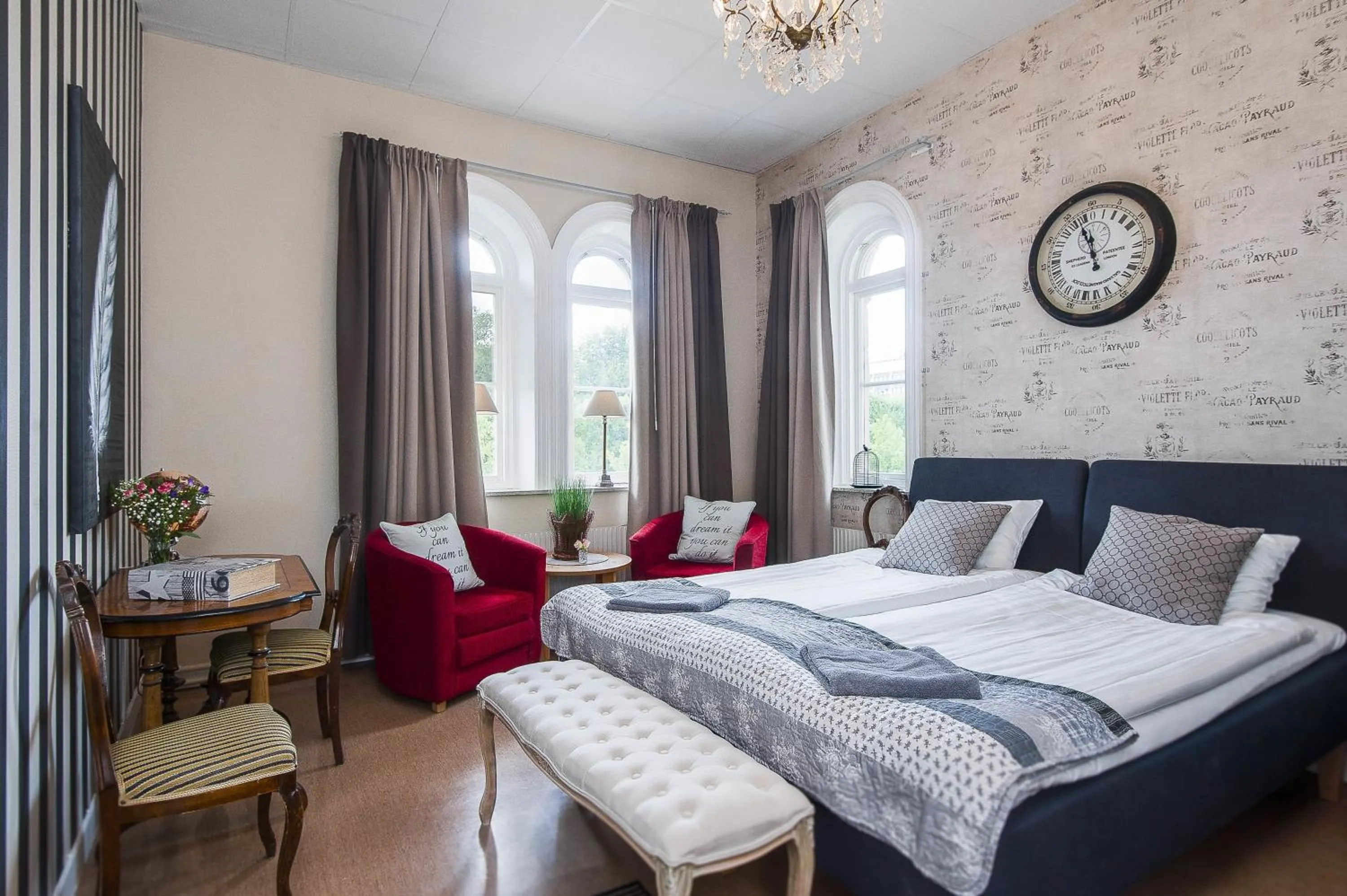 Decorative detail, Bed in Centralstationens Vandrarhem