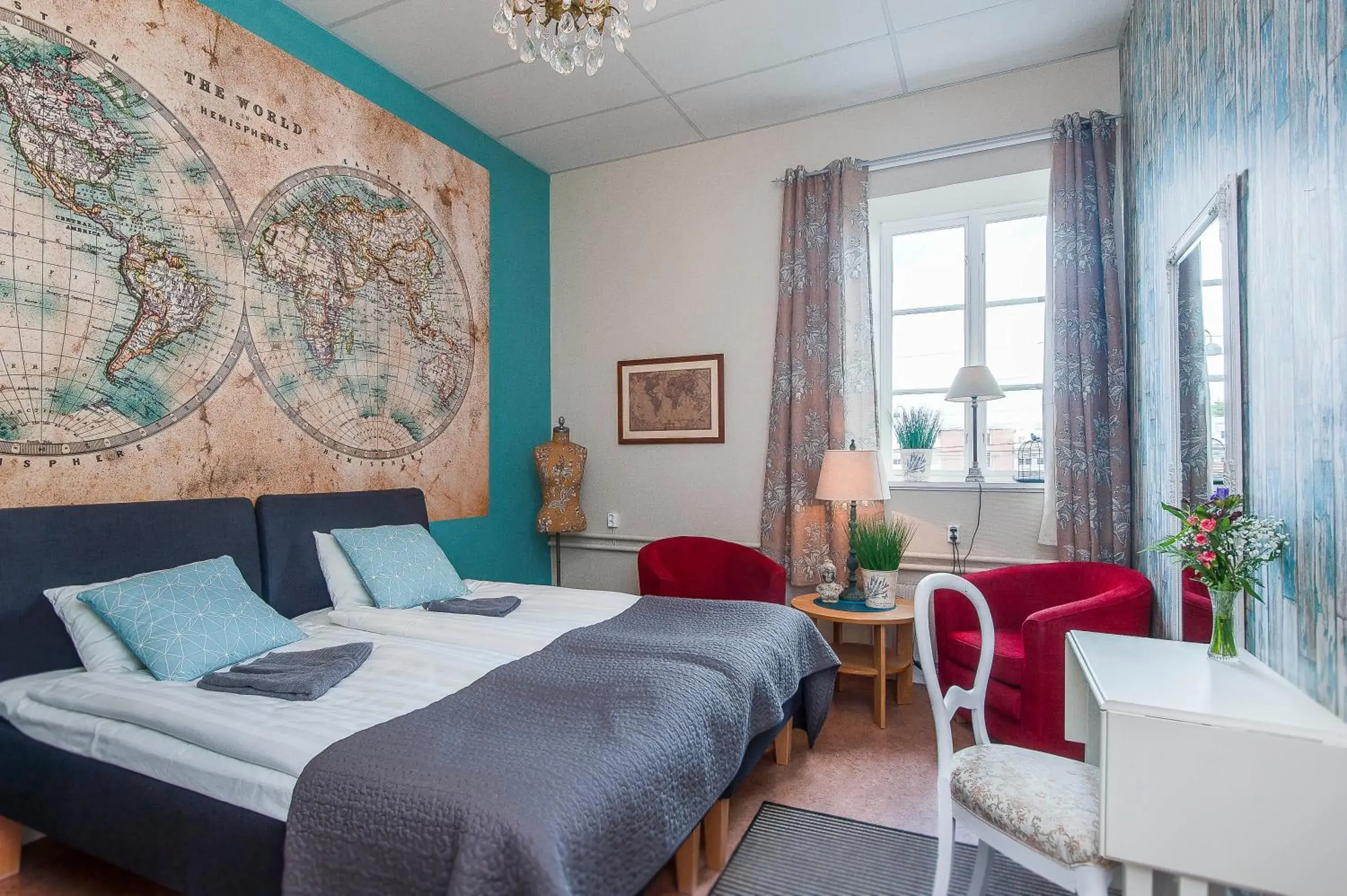 Quadruple Room with Shower - single occupancy in Centralstationens Vandrarhem Quadruple Room with Shower - single occupancy in Centralstationens Vandrarhem