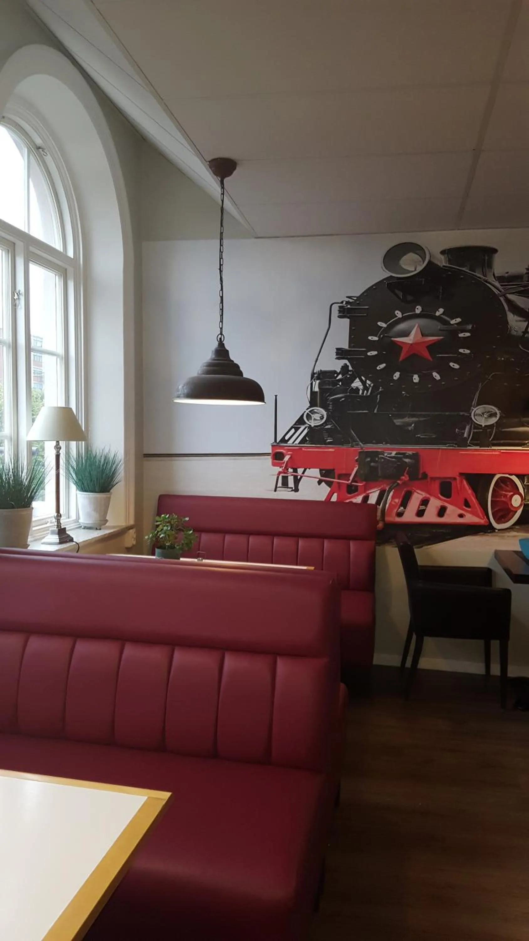 Kitchen or kitchenette in Centralstationens Vandrarhem