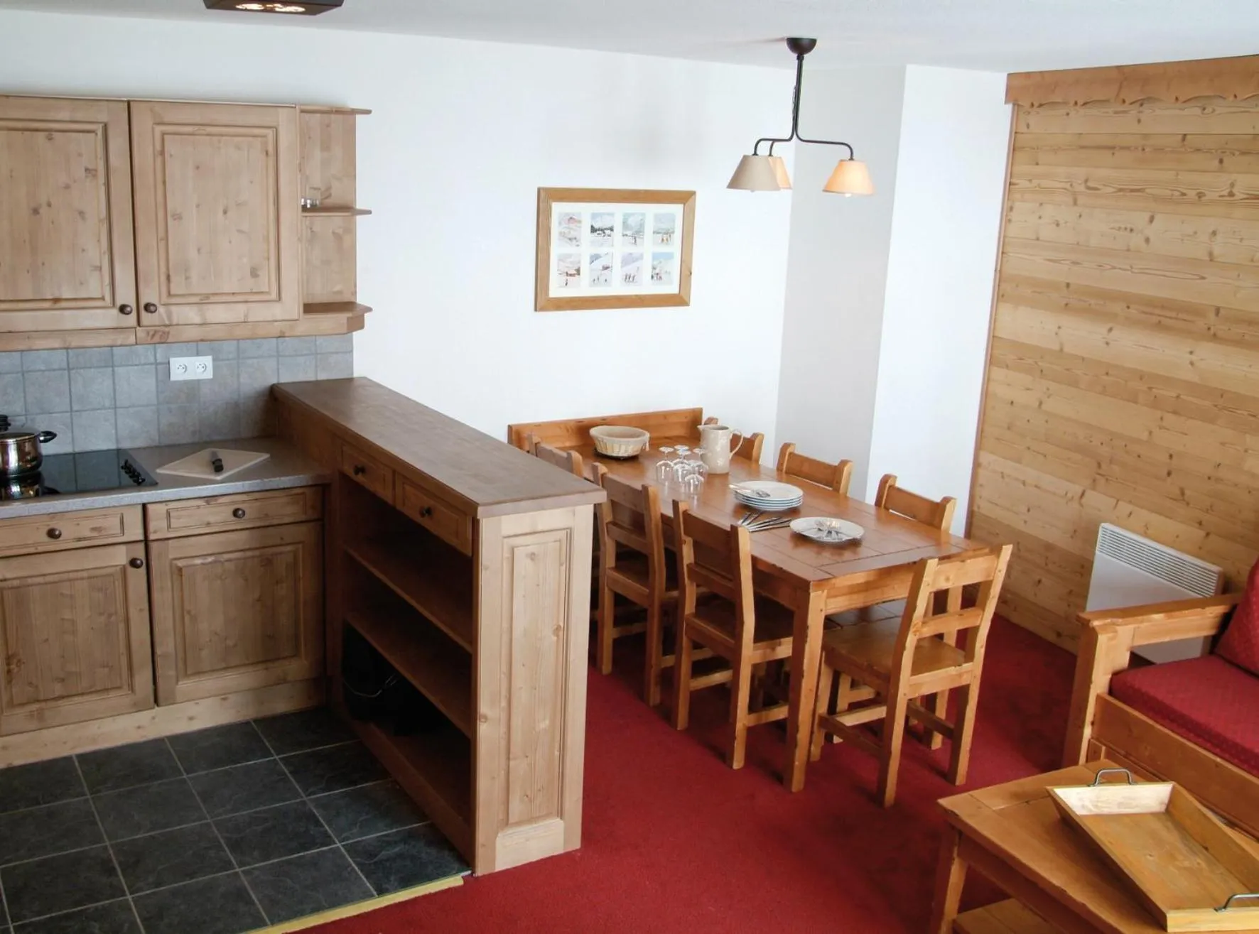 Living room in Lagrange Vacances Les Hauts de Comborcière