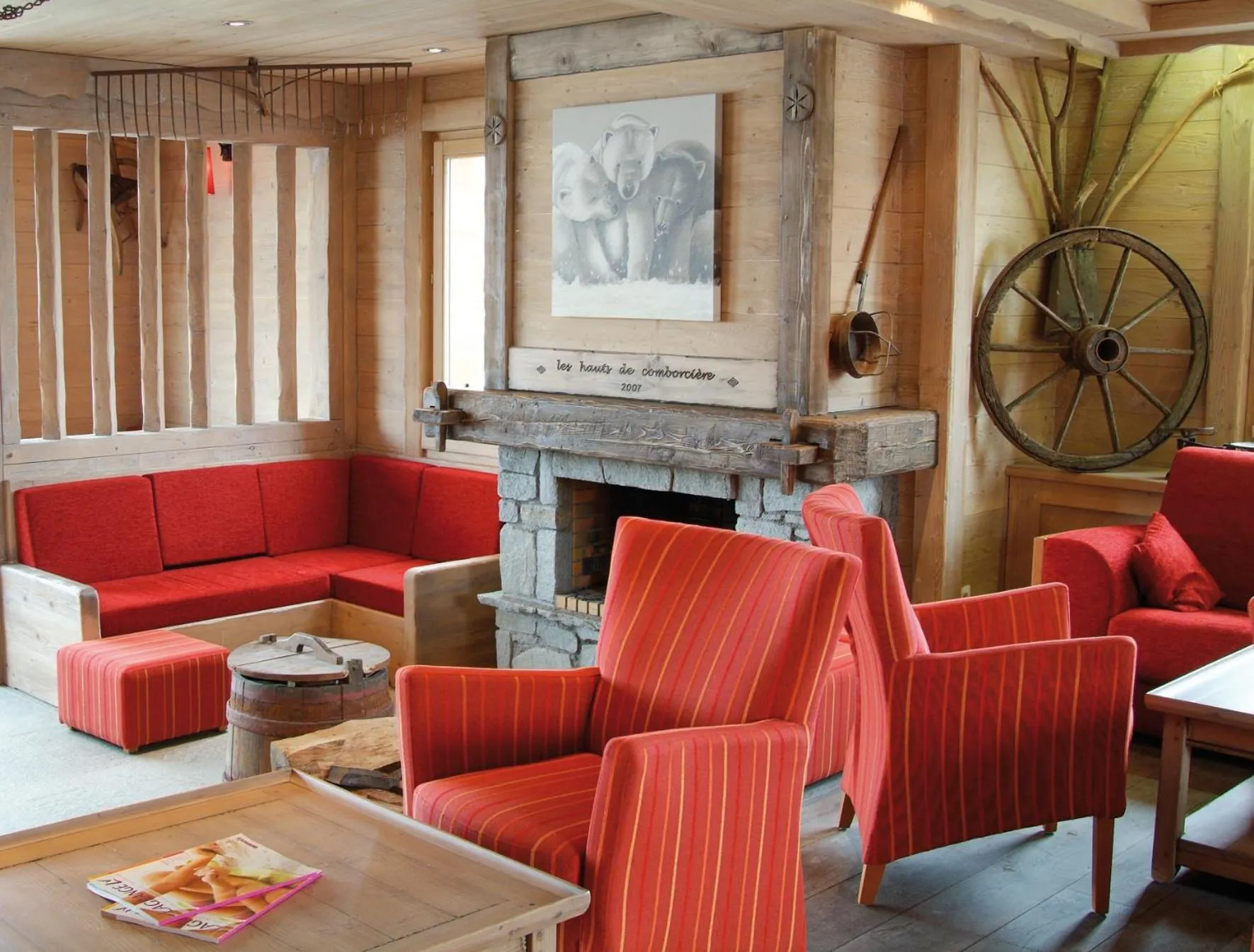 Lobby or reception in Lagrange Vacances Les Hauts de Comborcière