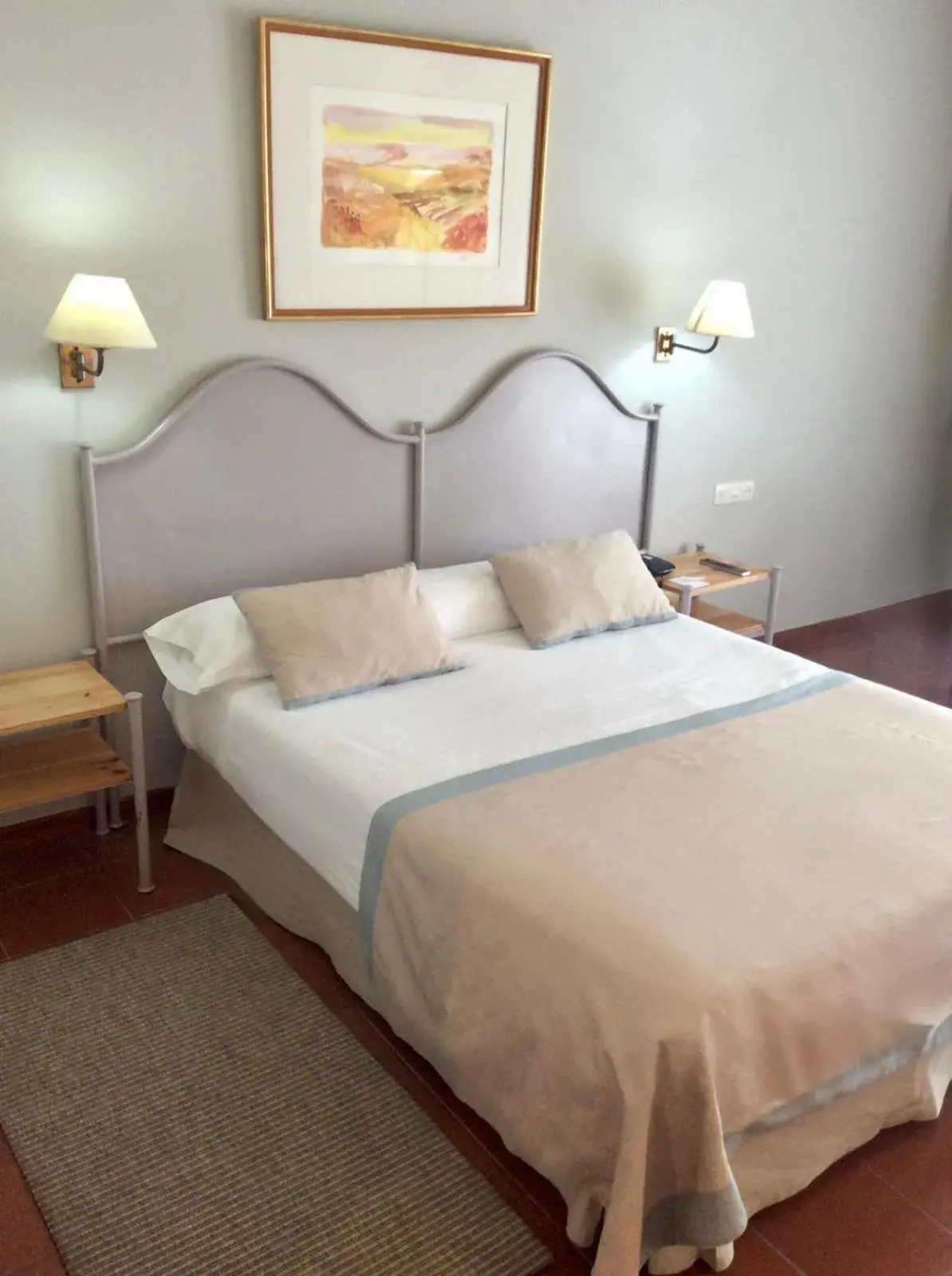 Bed in Parador de Ceuta Bed in Parador de Ceuta