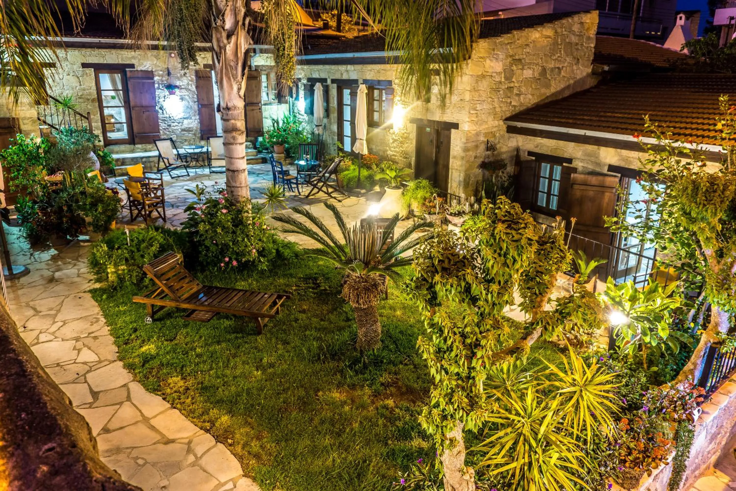 Garden view in Niki's House