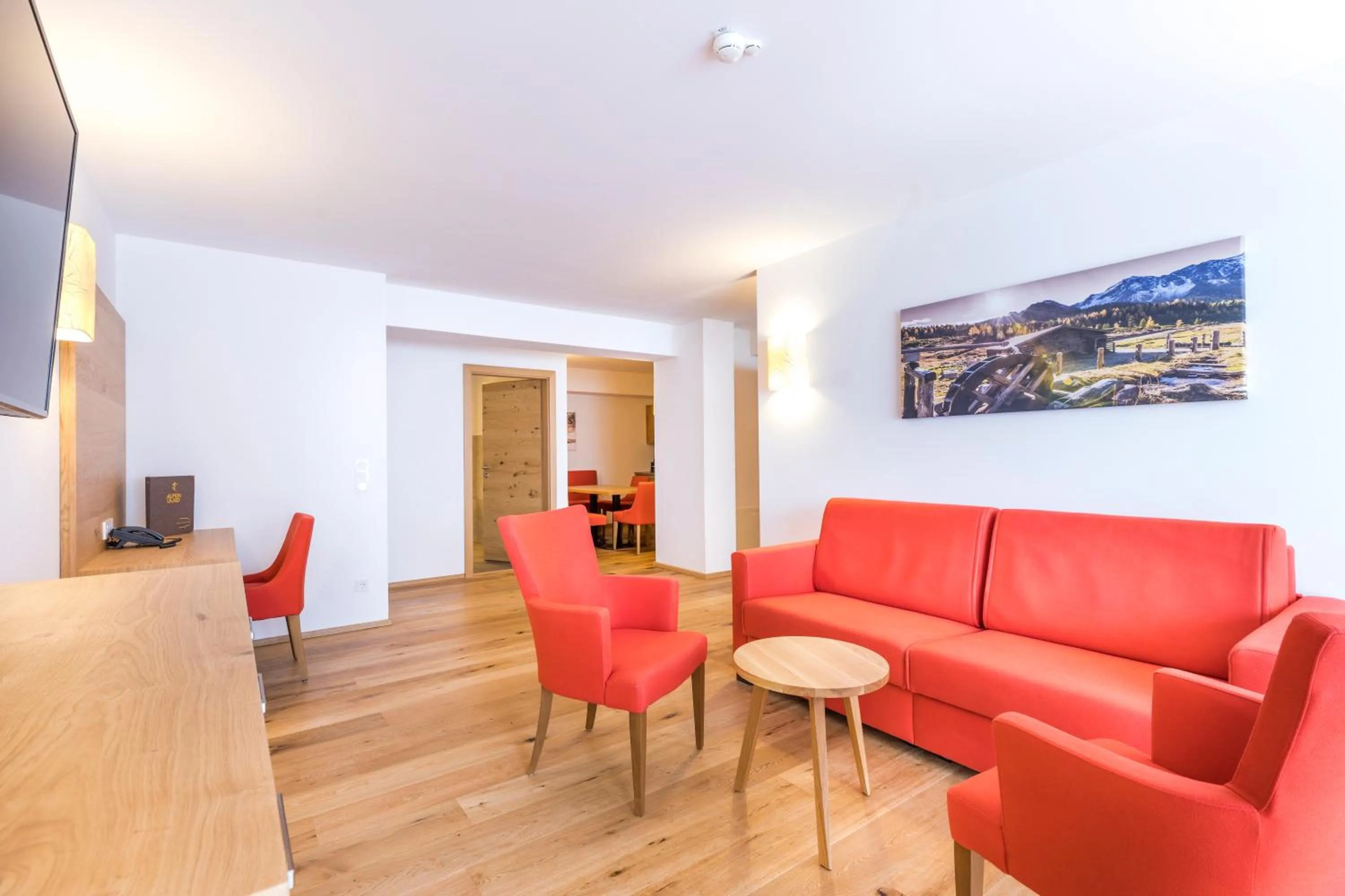 Living room in Hotel Alpenland