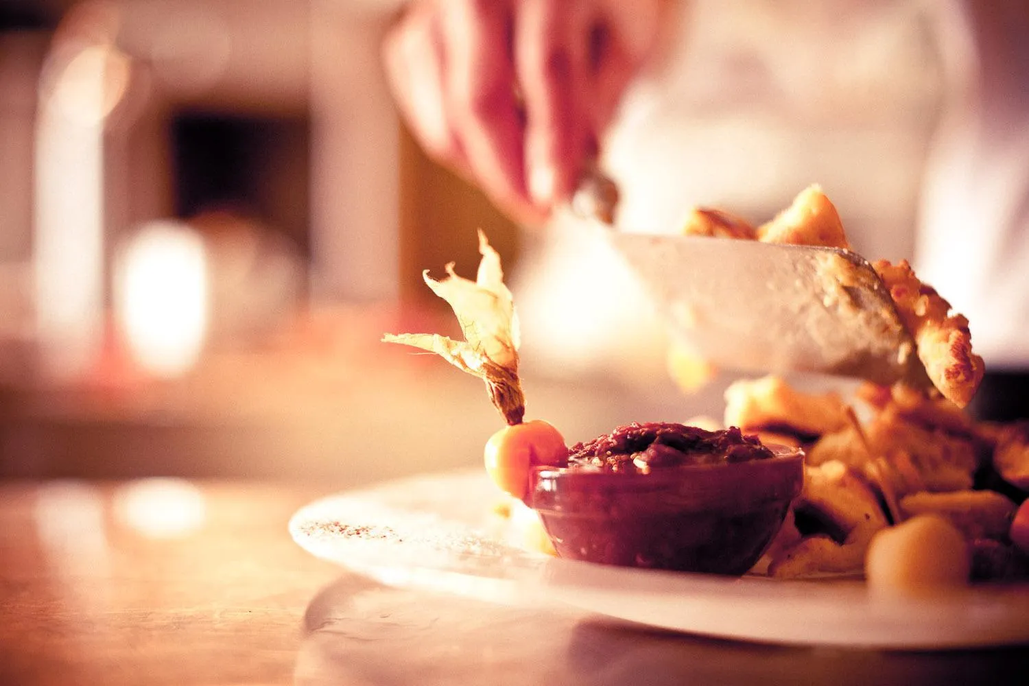 Food close-up in Hotel Alpenland