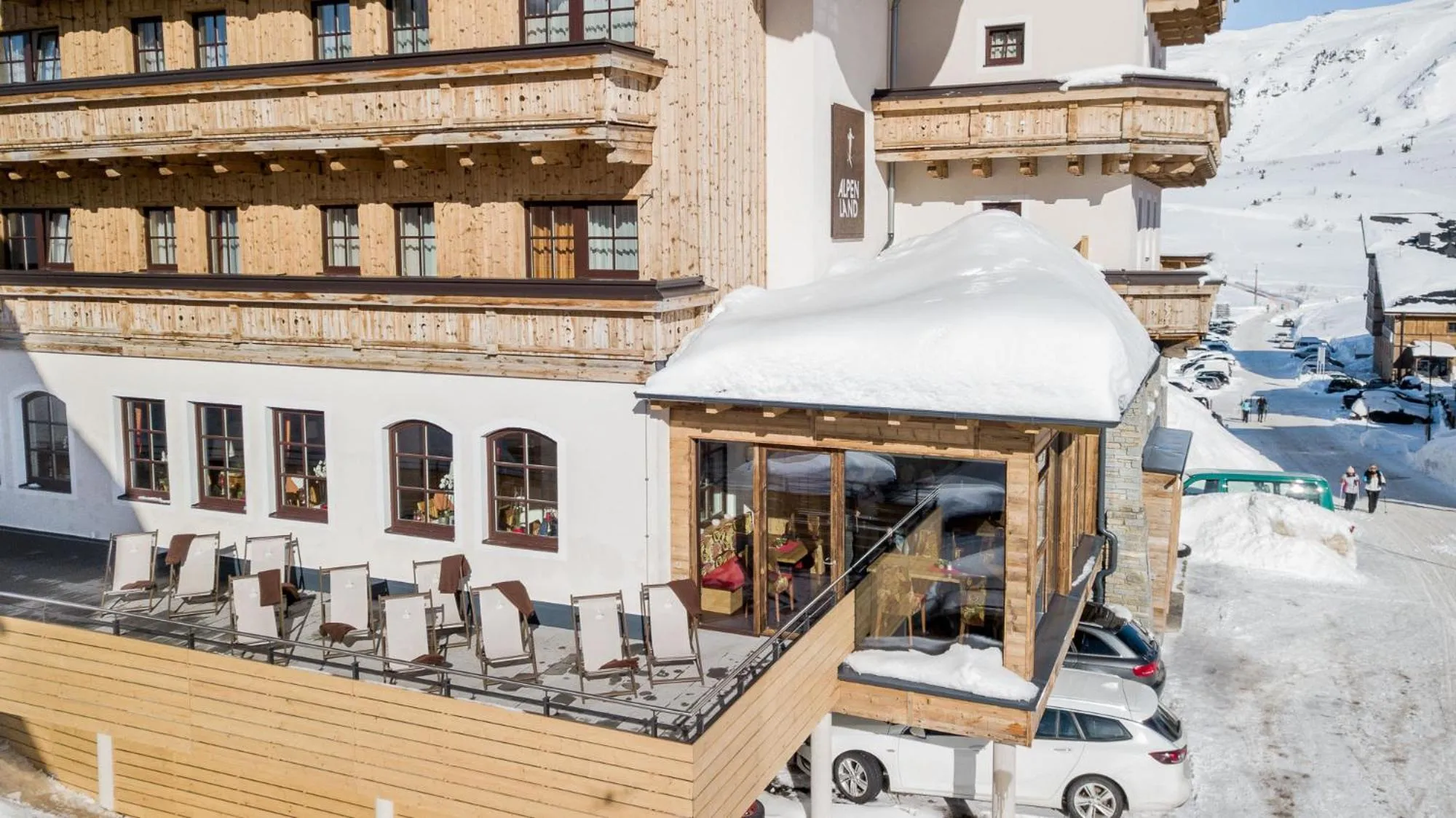 Property building in Hotel Alpenland