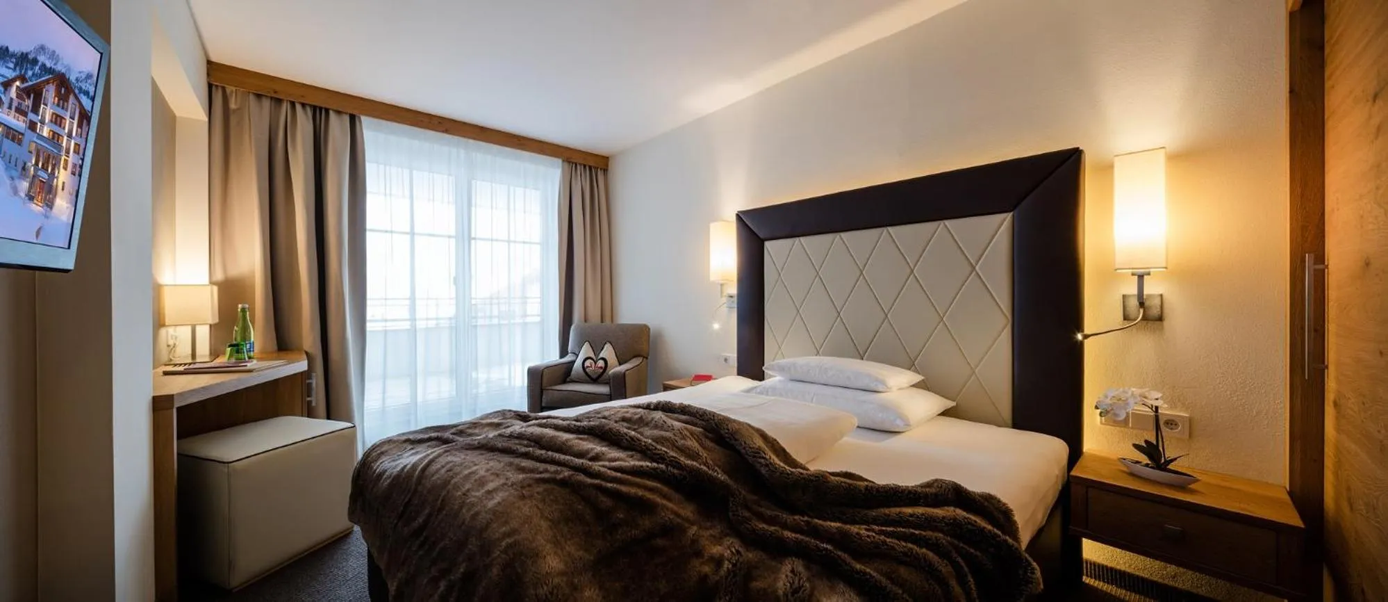 Bed in Superior Hotel Panorama