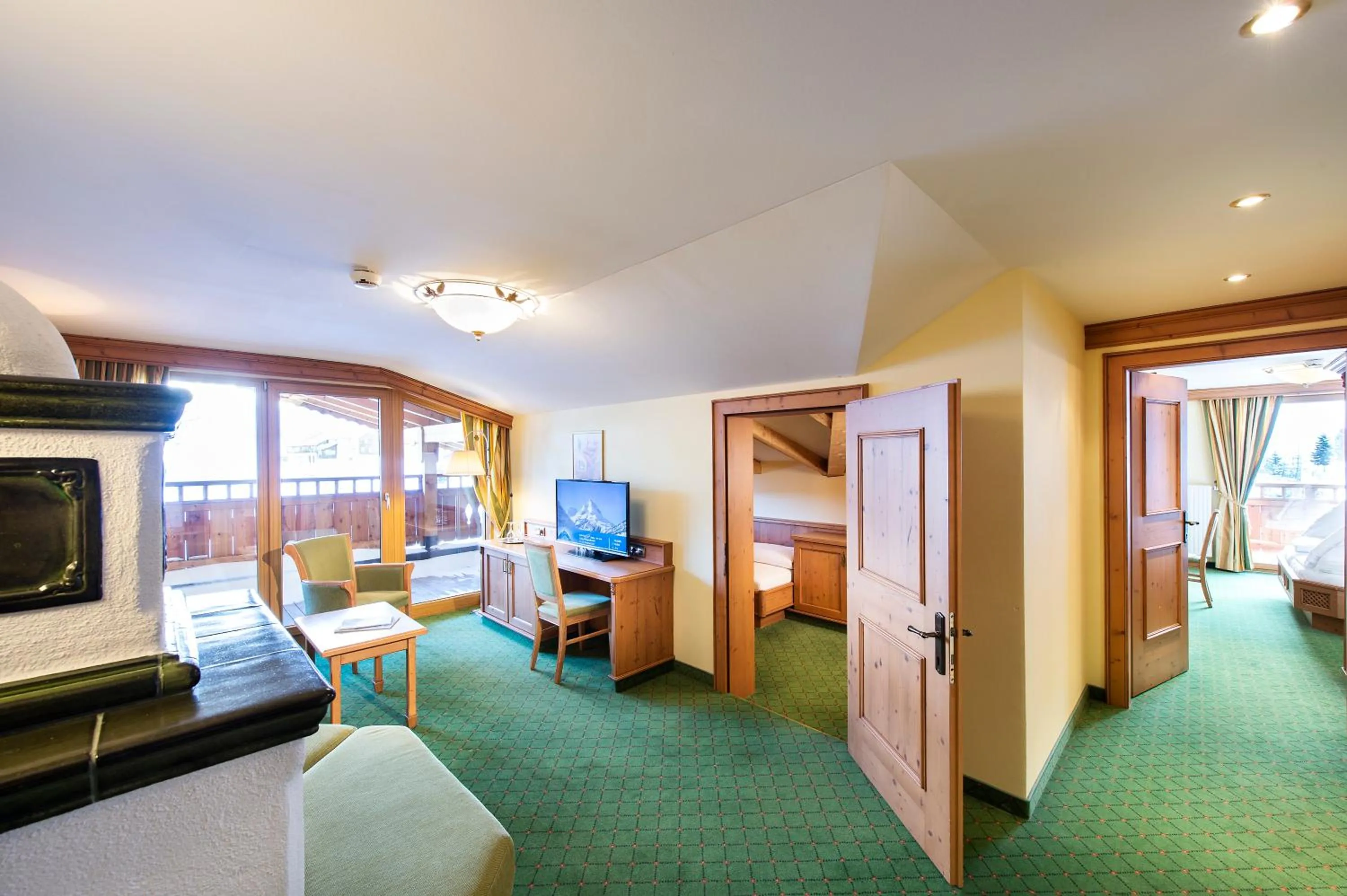 Living room in Alpenromantik-Hotel Wirlerhof