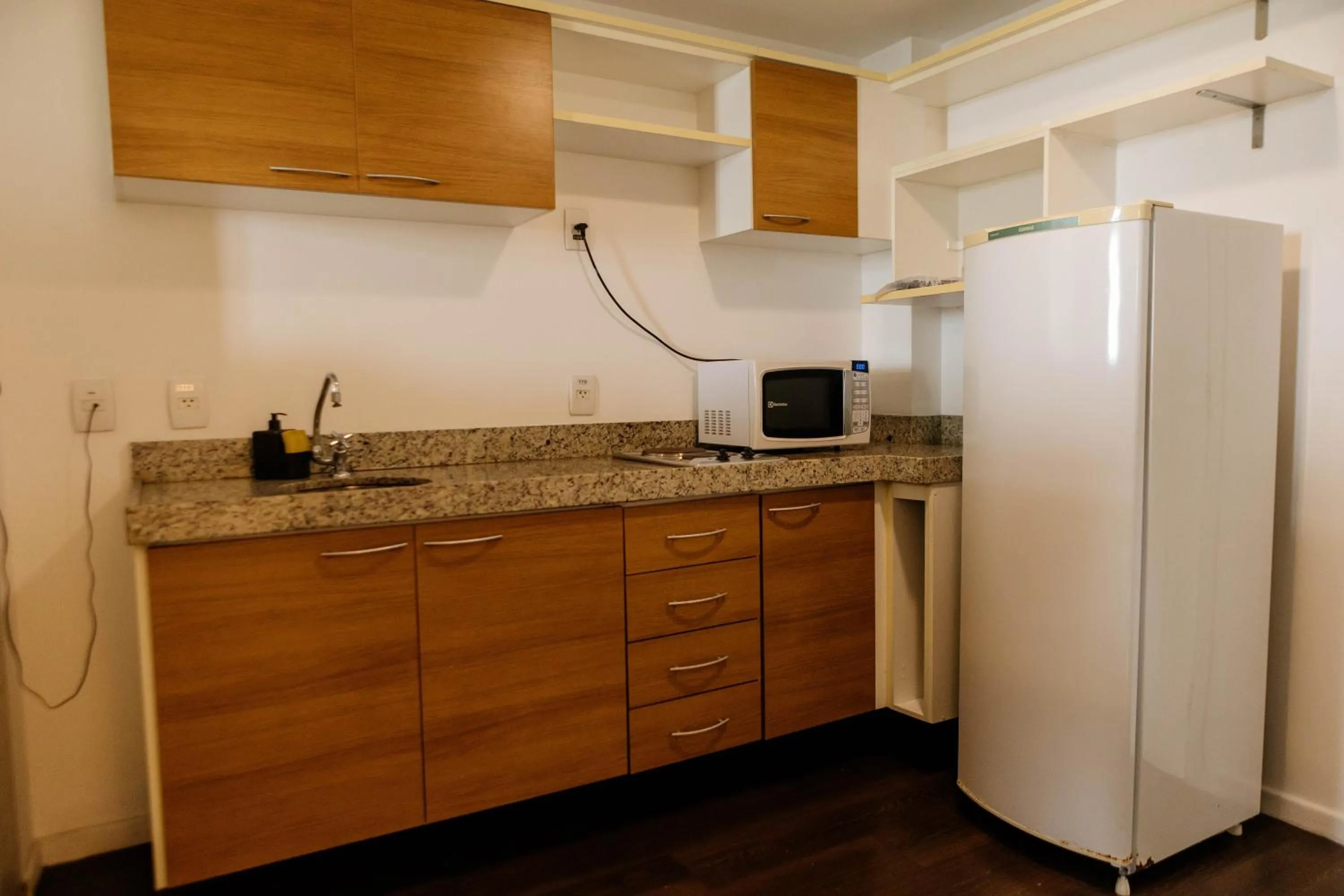 Kitchen or kitchenette in Hotel Orizzonte Niteroi by Atlantica