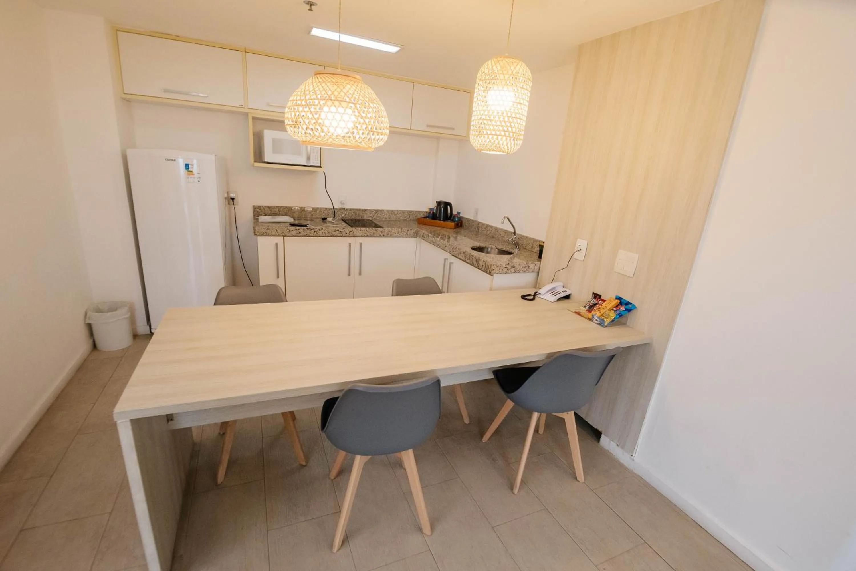 Kitchen or kitchenette in Hotel Orizzonte Niteroi by Atlantica