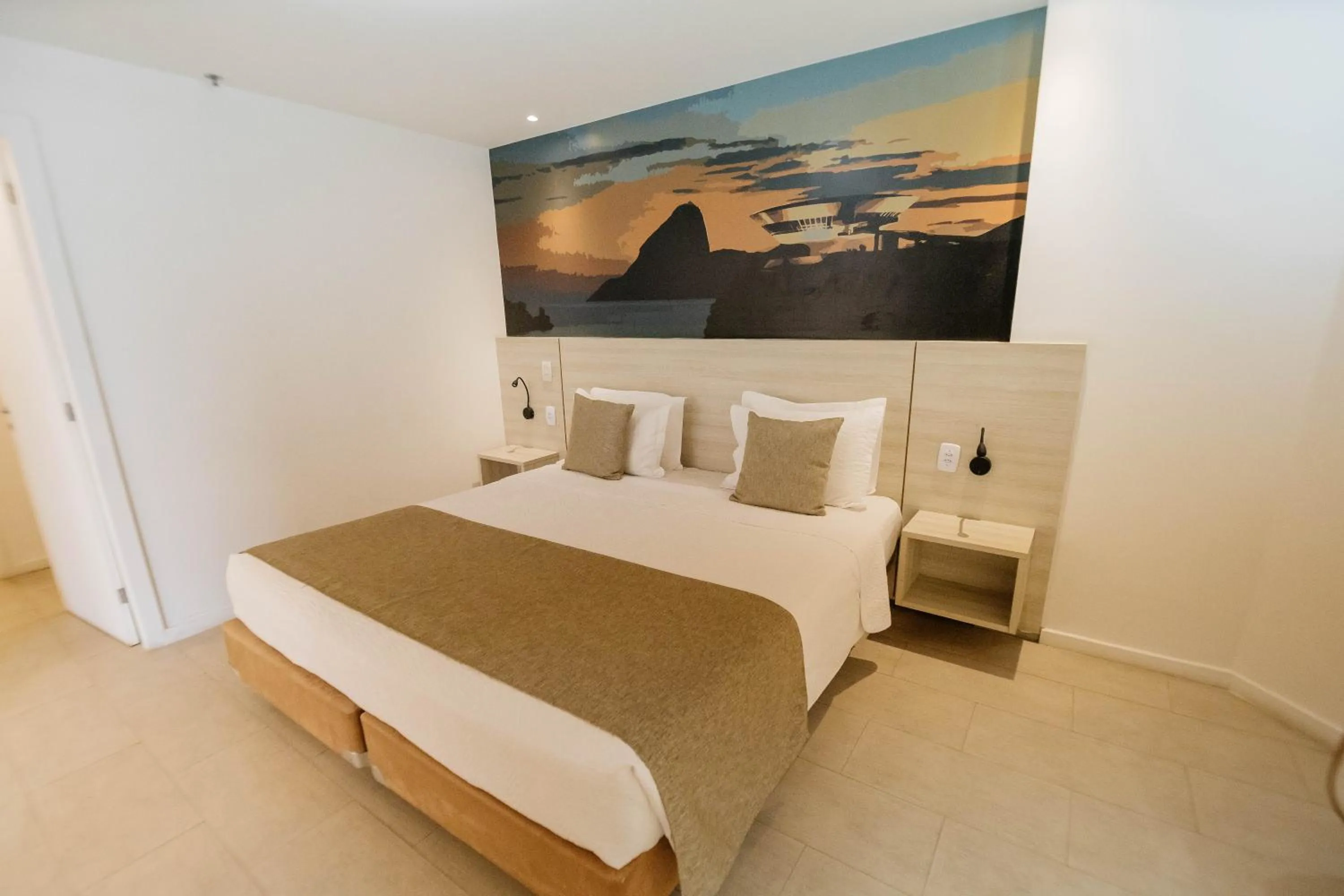Bed in Hotel Orizzonte Niteroi by Atlantica