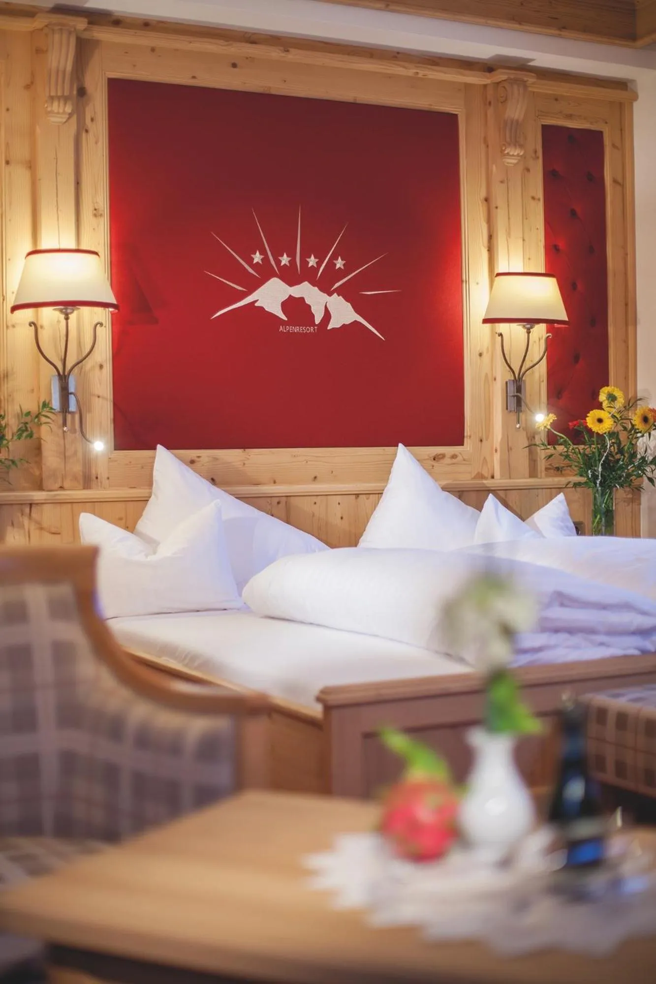 Bed in Alpenresort Fluchthorn