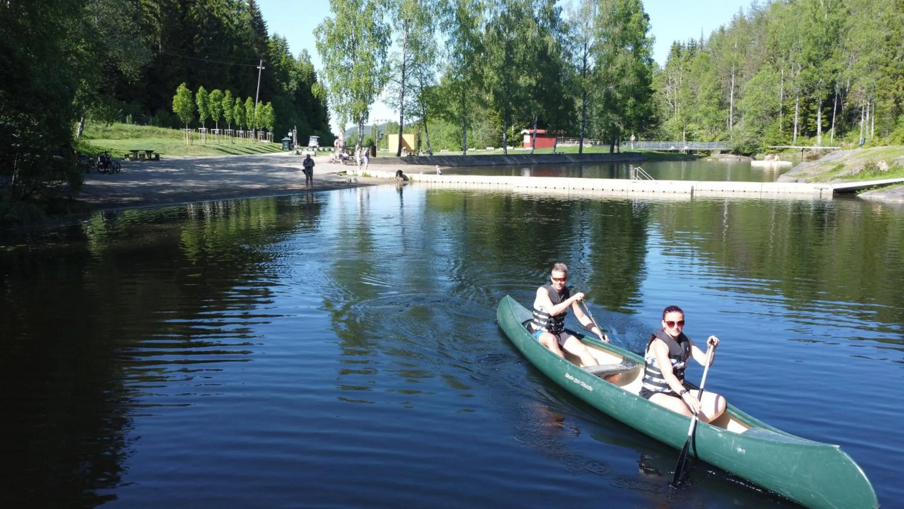 Canoeing in Losby Gods Manor