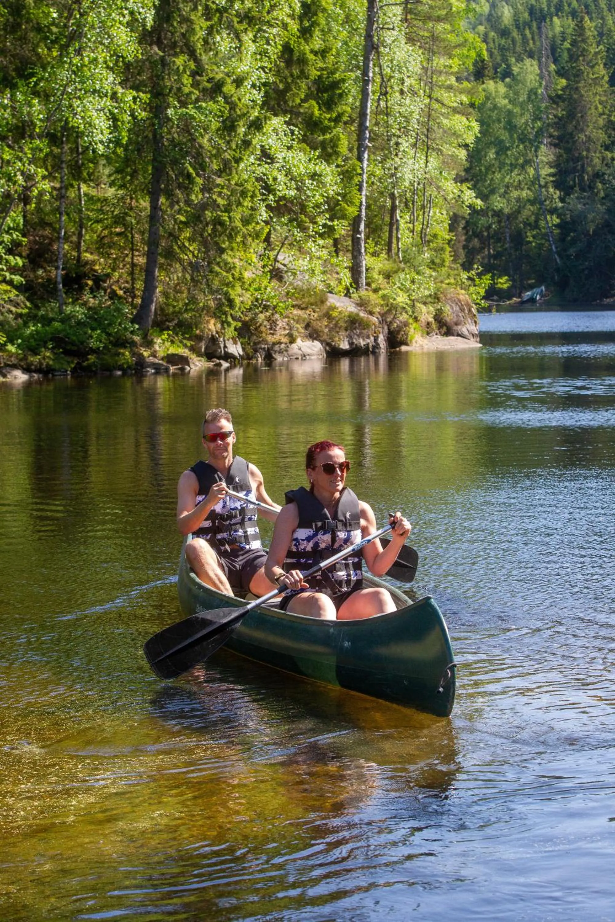 Canoeing in Losby Gods Manor