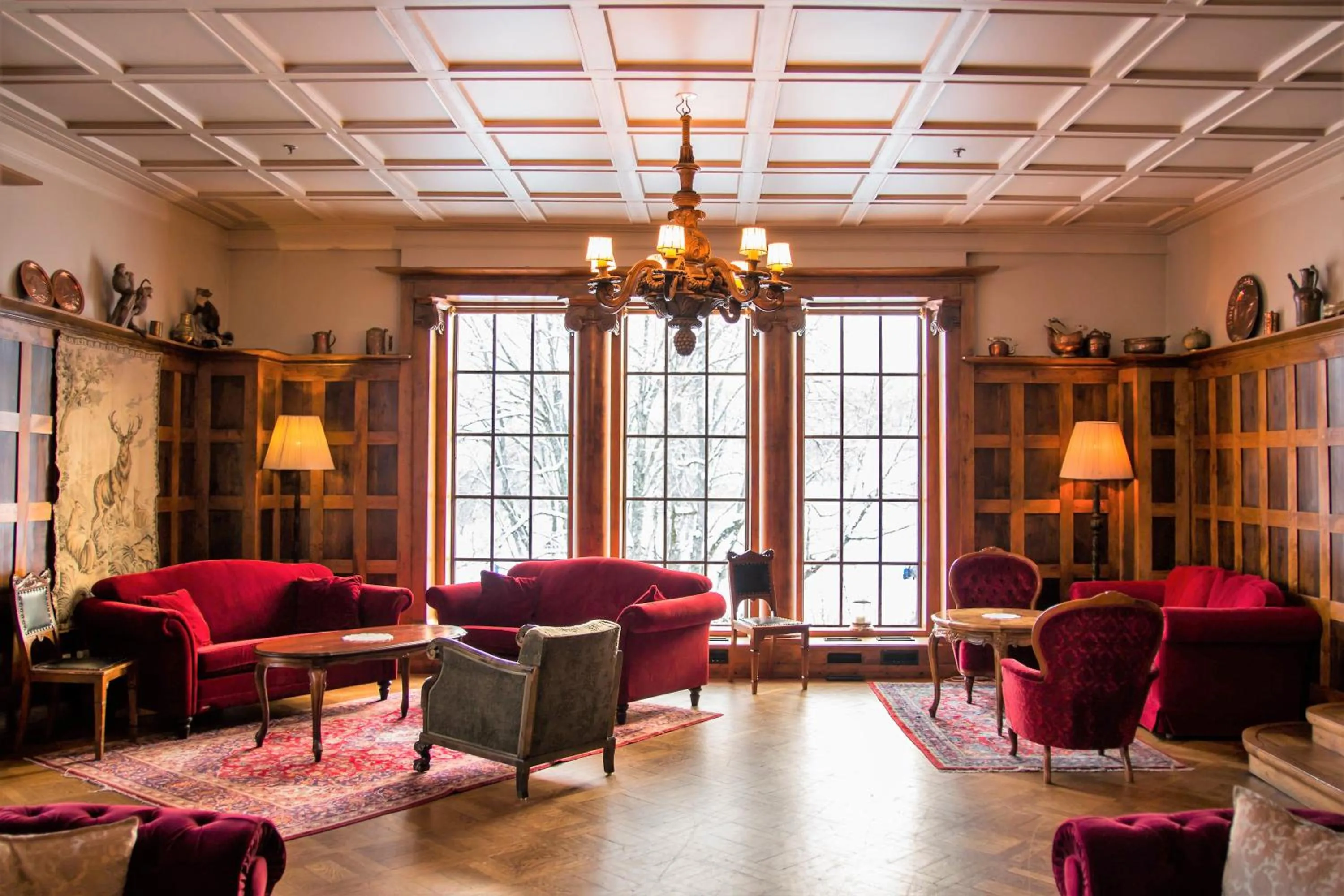 Living room in Losby Gods Manor