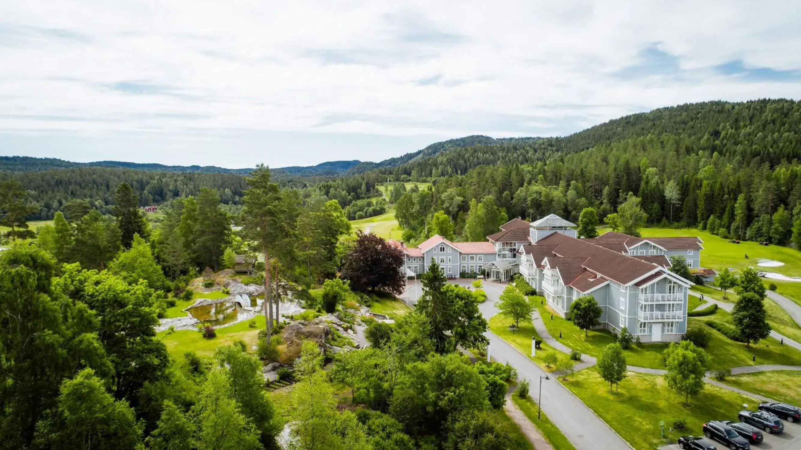 Bird's eye view in Losby Gods Manor Bird's eye view in Losby Gods Manor