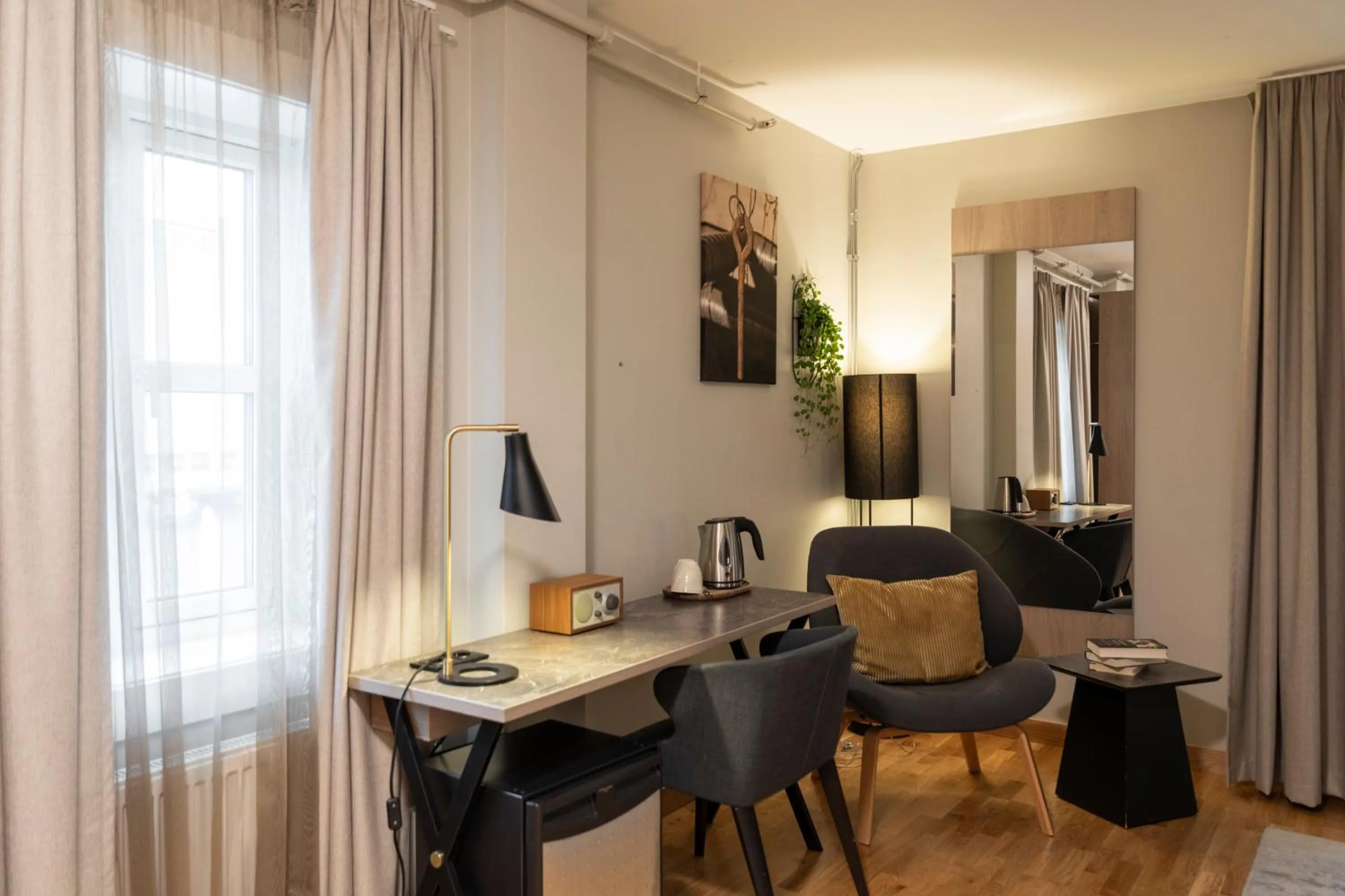 Seating area in Home Hotel Bryggeparken