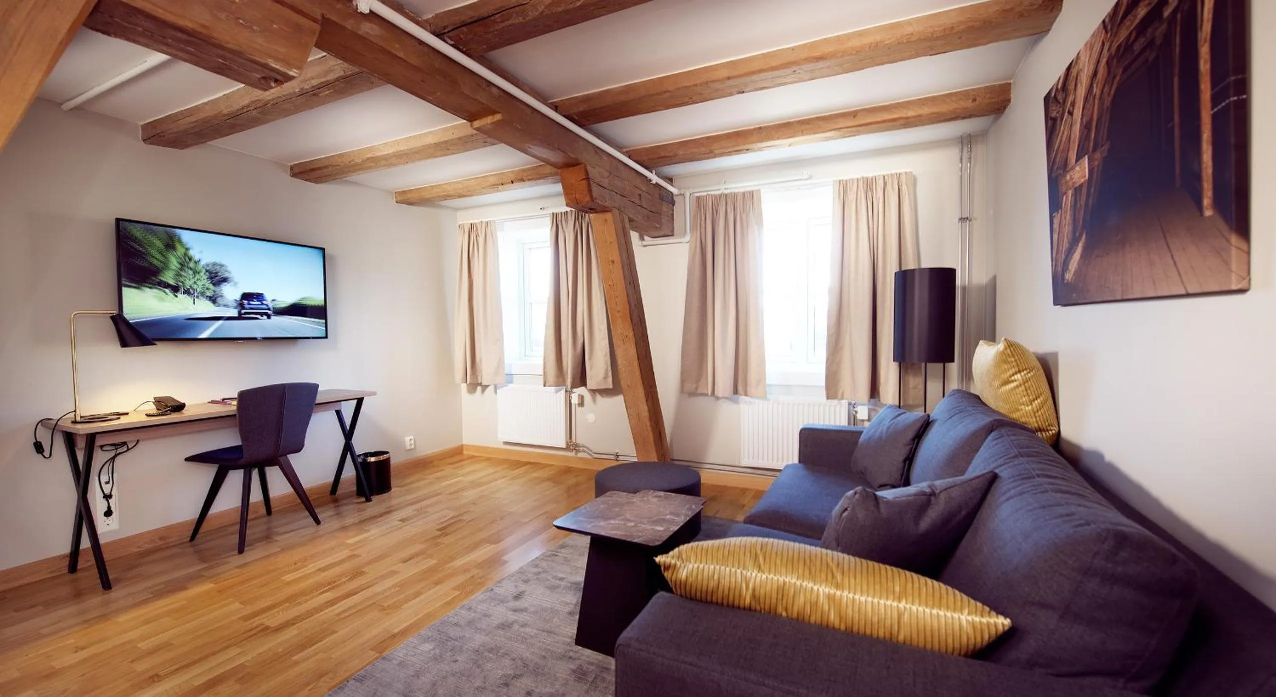 Seating area in Clarion Collection Hotel Bryggeparken