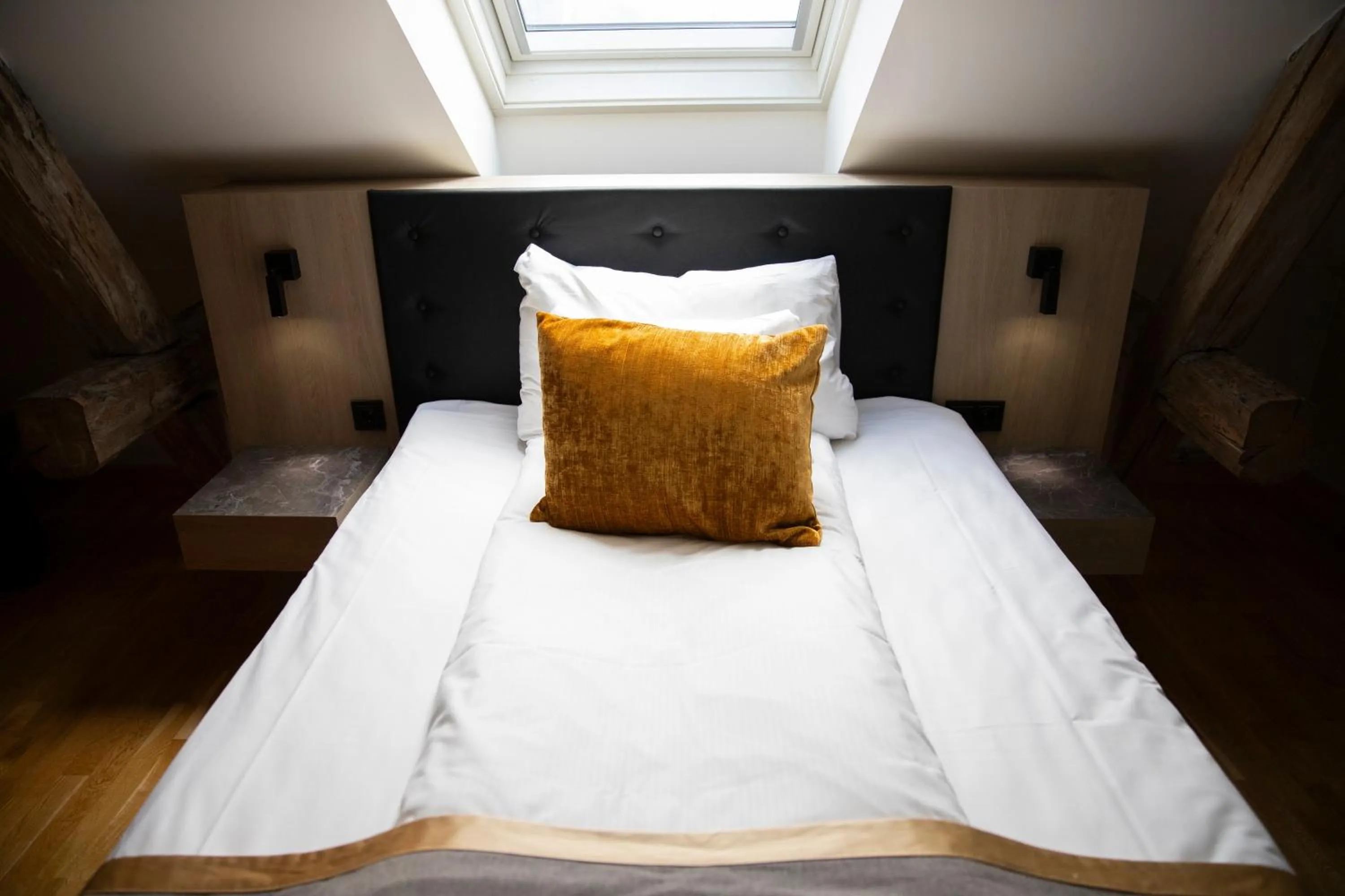 Bed in Clarion Collection Hotel Bryggeparken