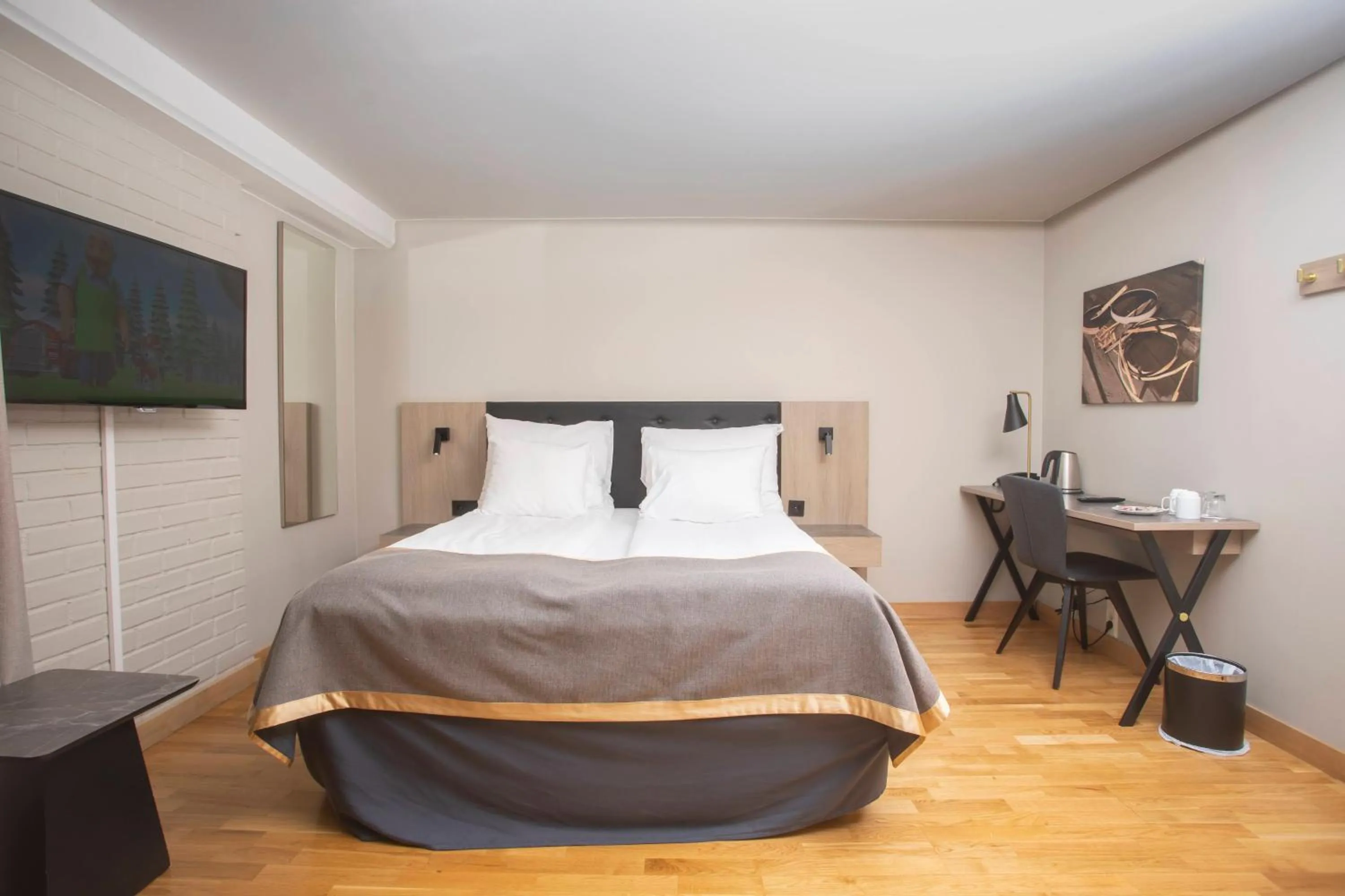 Bed in Clarion Collection Hotel Bryggeparken