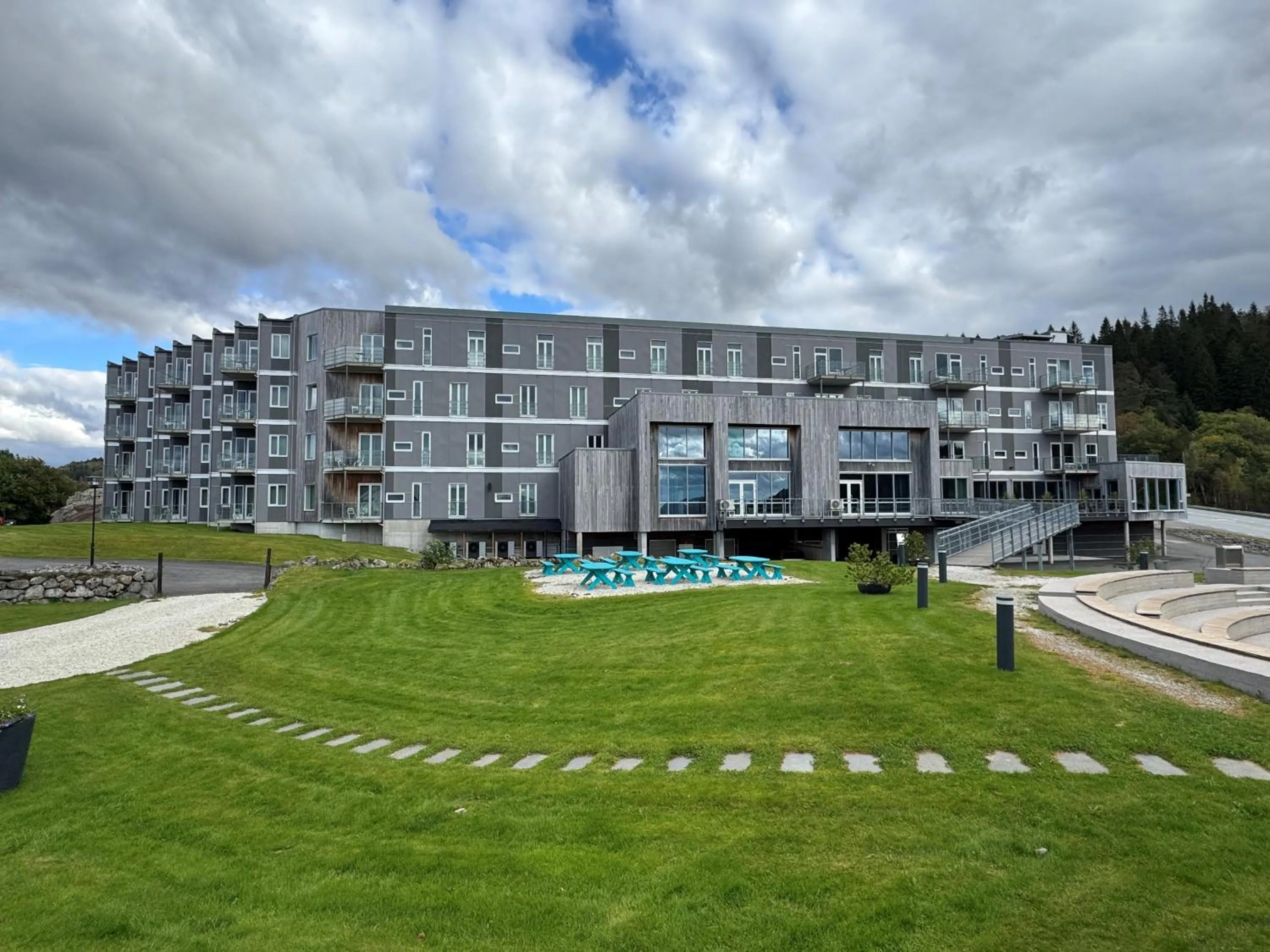 Property building in Utsikten Hotell Kvinesdal - Unike Hoteller