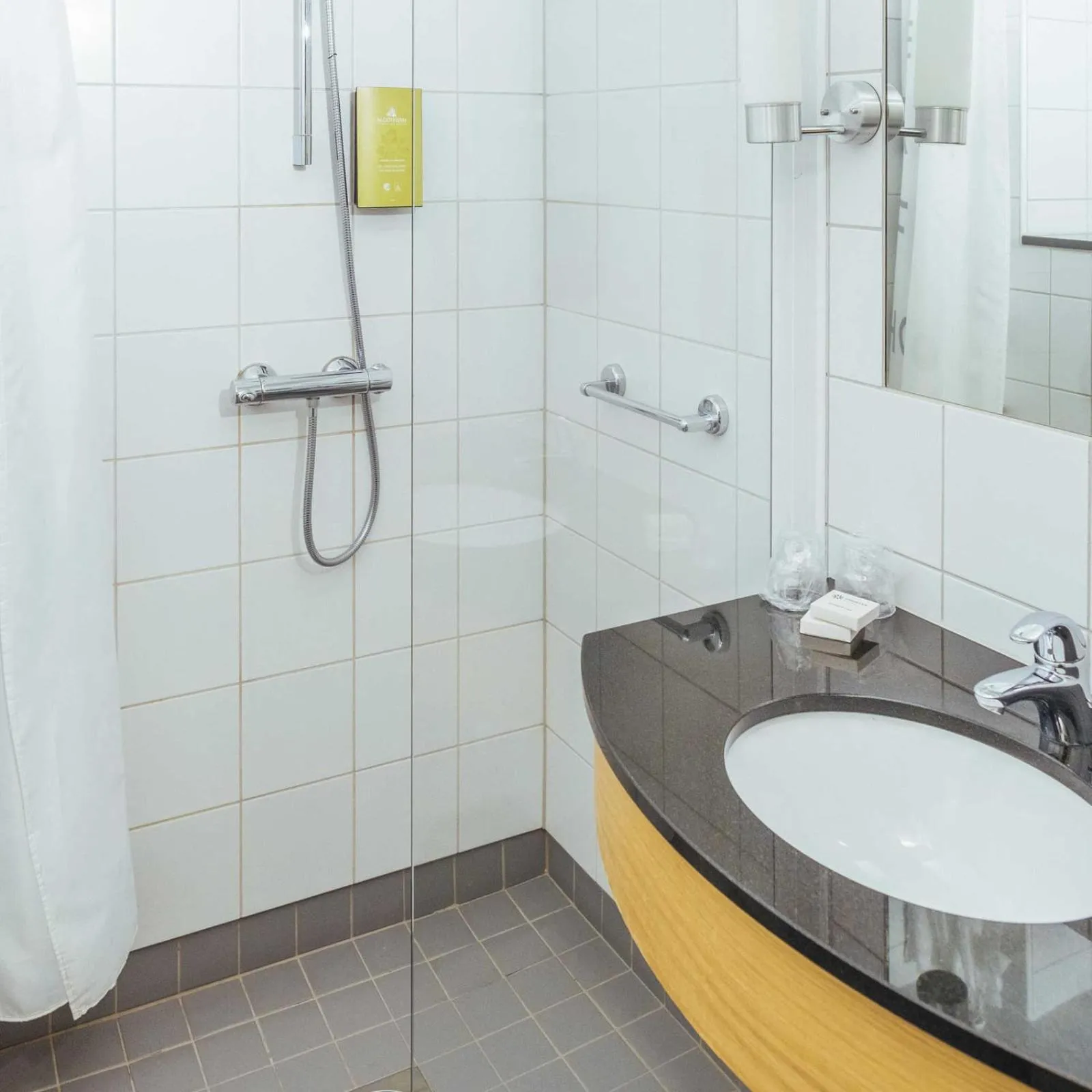 Shower in Utsikten Hotell Kvinesdal - Unike Hoteller