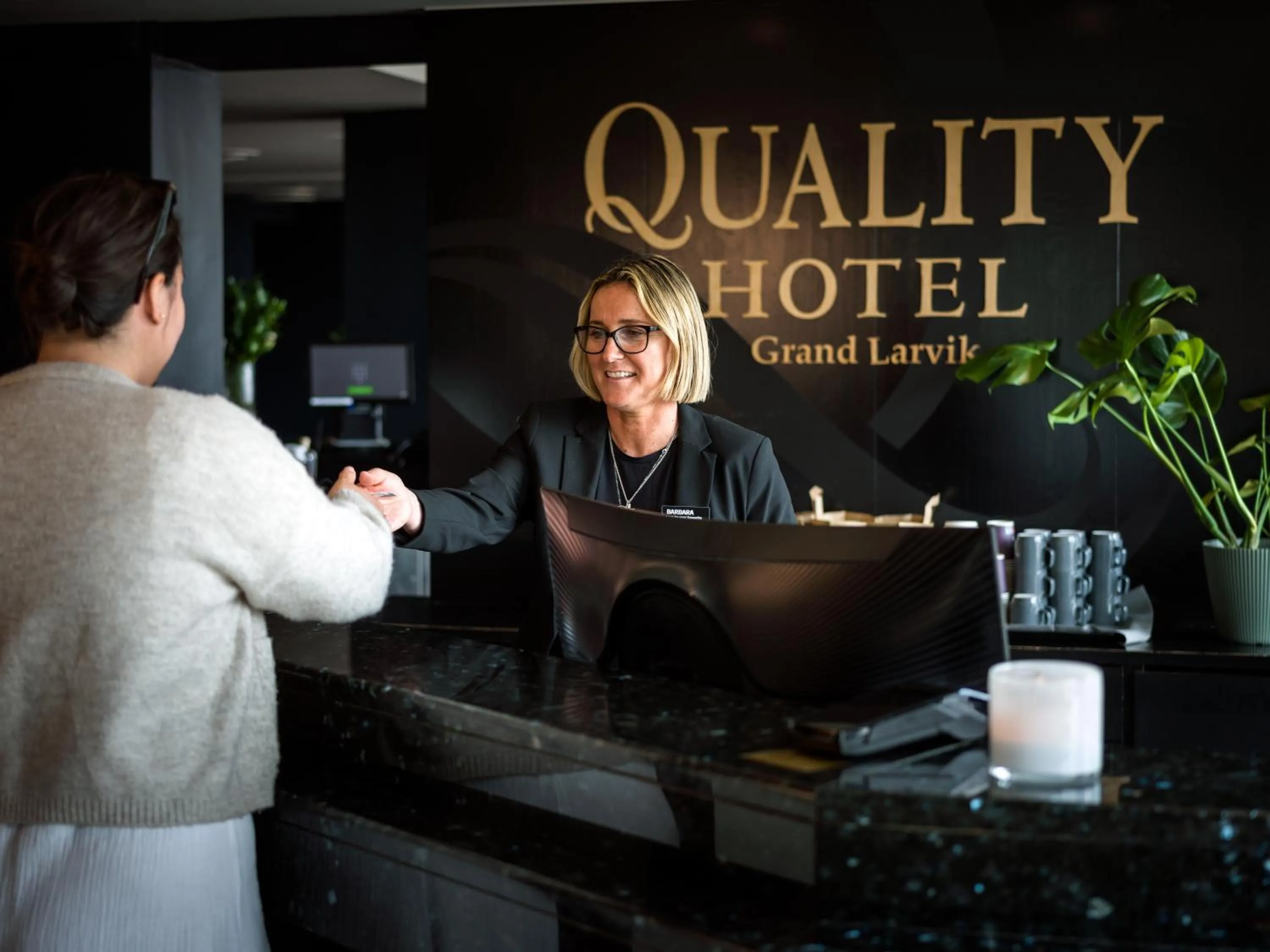 Staff in Quality Hotel Grand Larvik