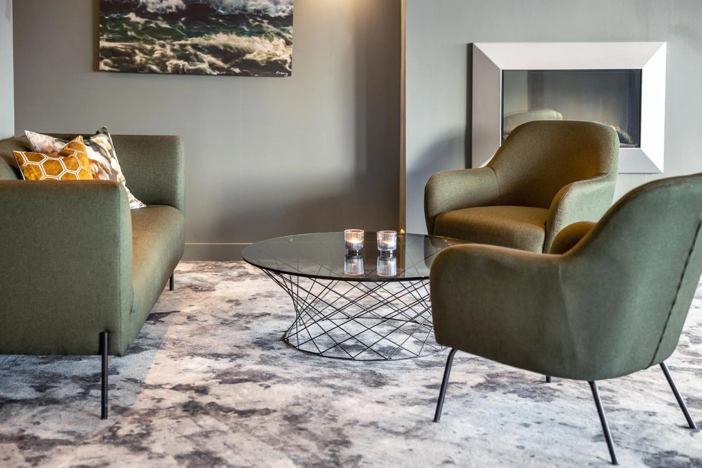 Lobby or reception in Quality Hotel Grand Larvik