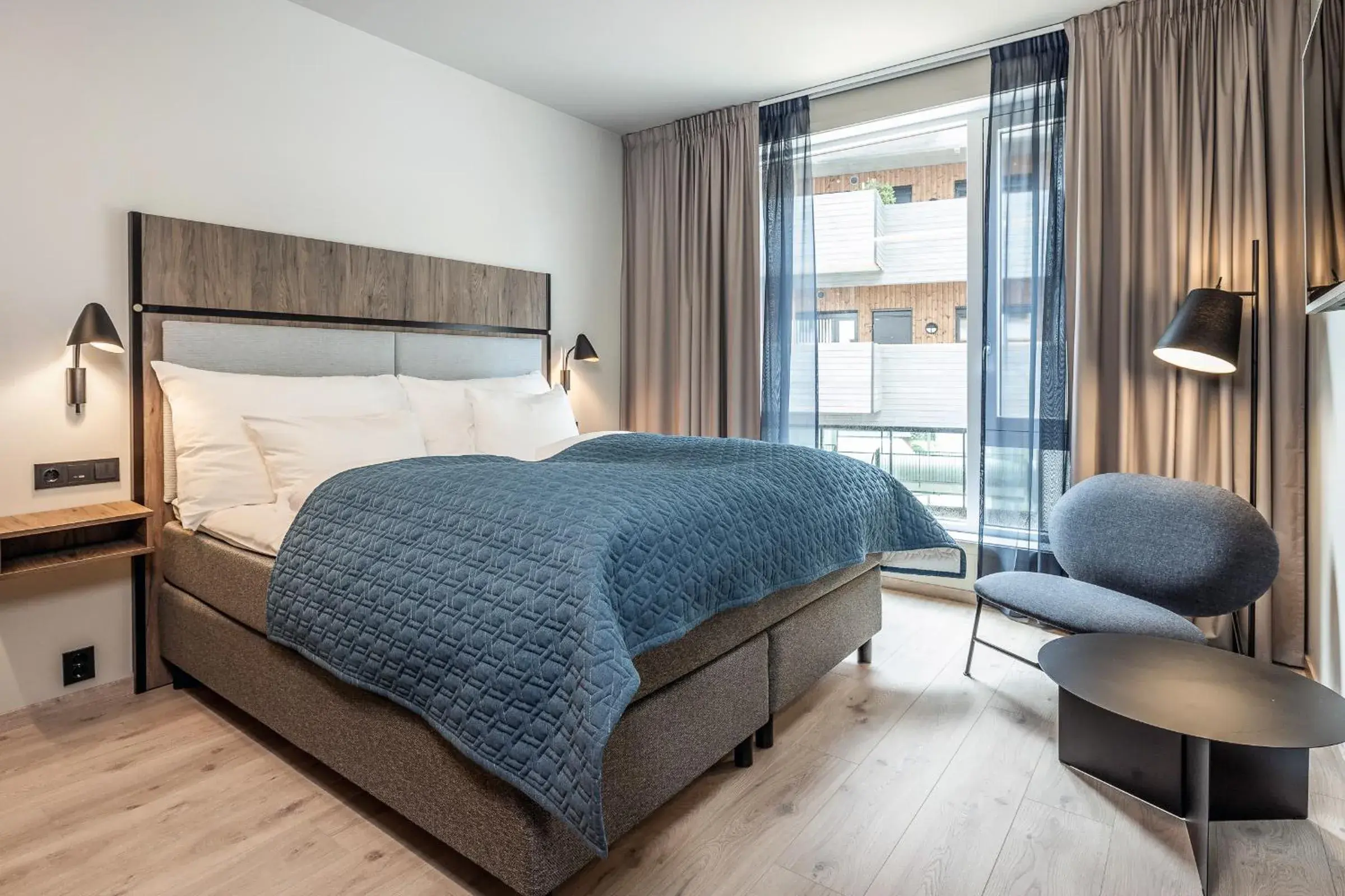 Bedroom, Bed in Quality Hotel Grand Larvik Bedroom, Bed in Quality Hotel Grand Larvik