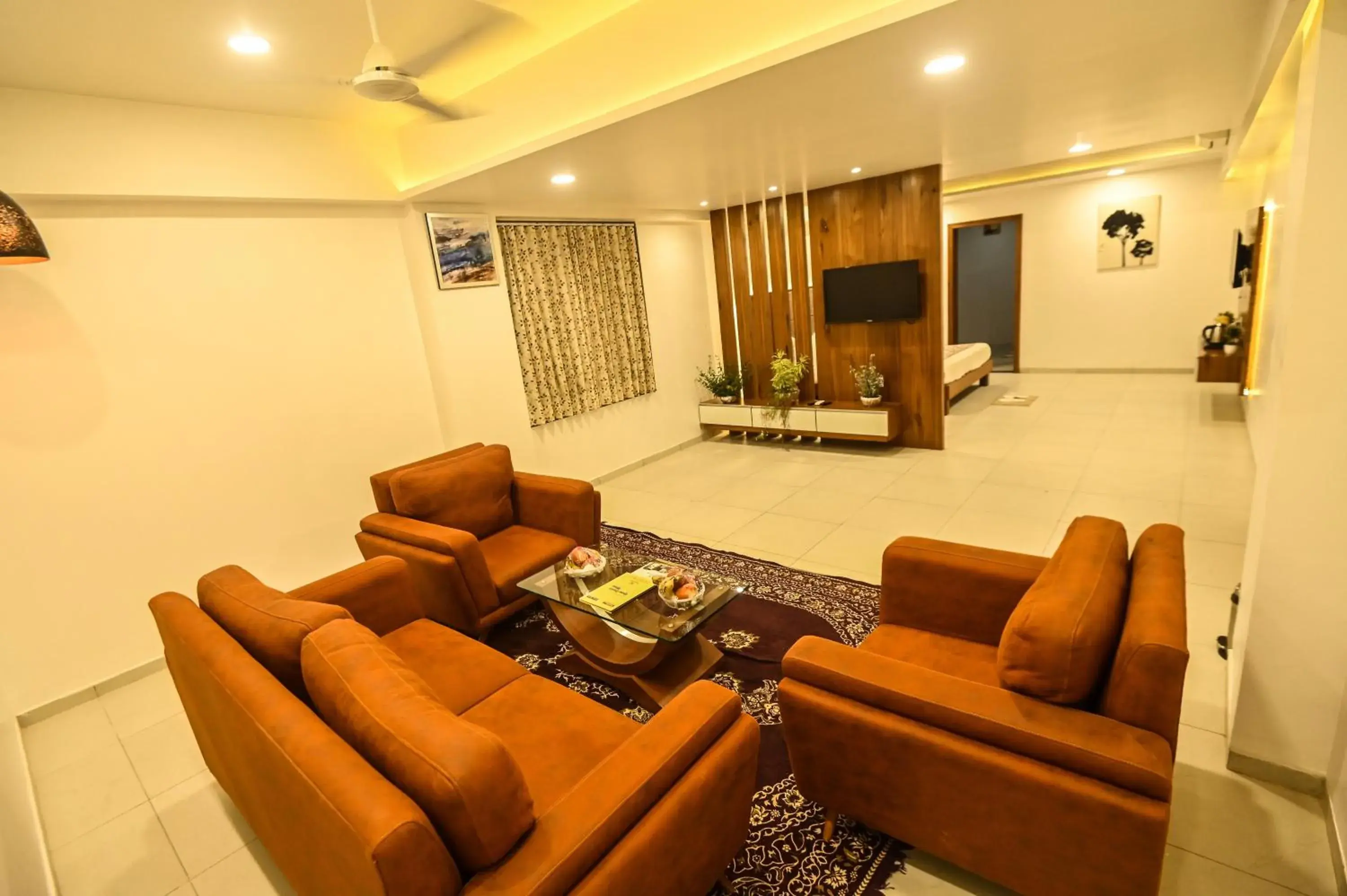 Living room in The Divine Resort Somnath Living room in The Divine Resort Somnath