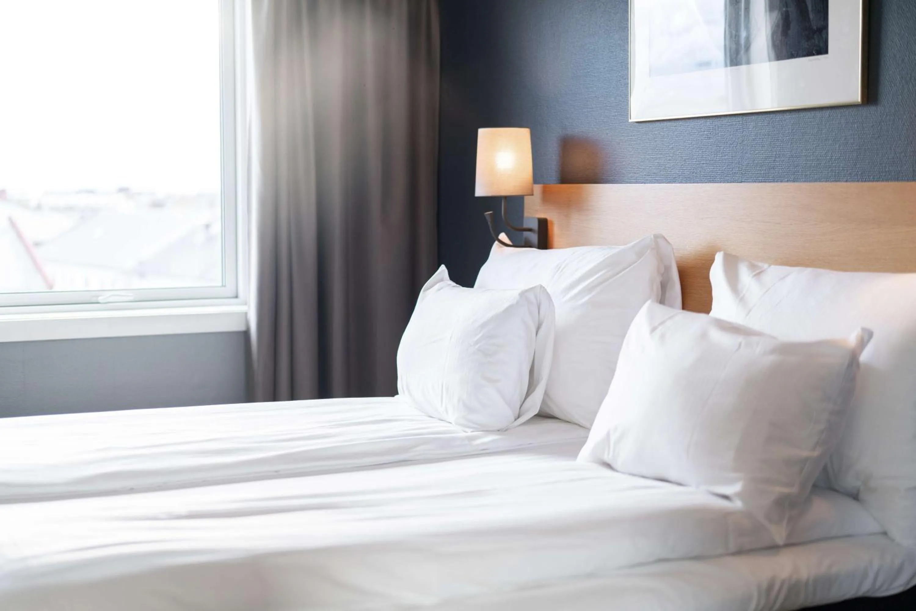 Bedroom, Bed in Scandic Vadsø
