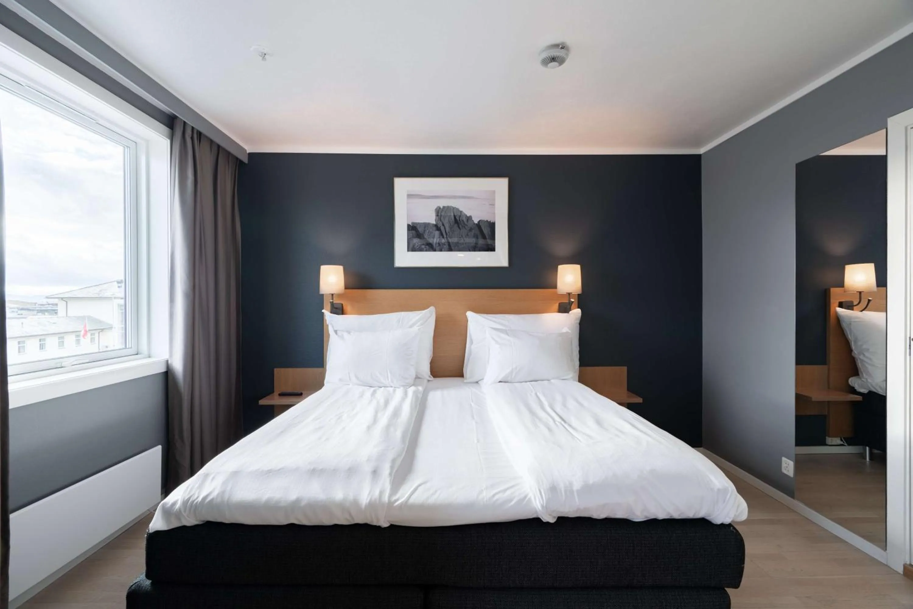 Bedroom, Bed in Scandic Vadsø