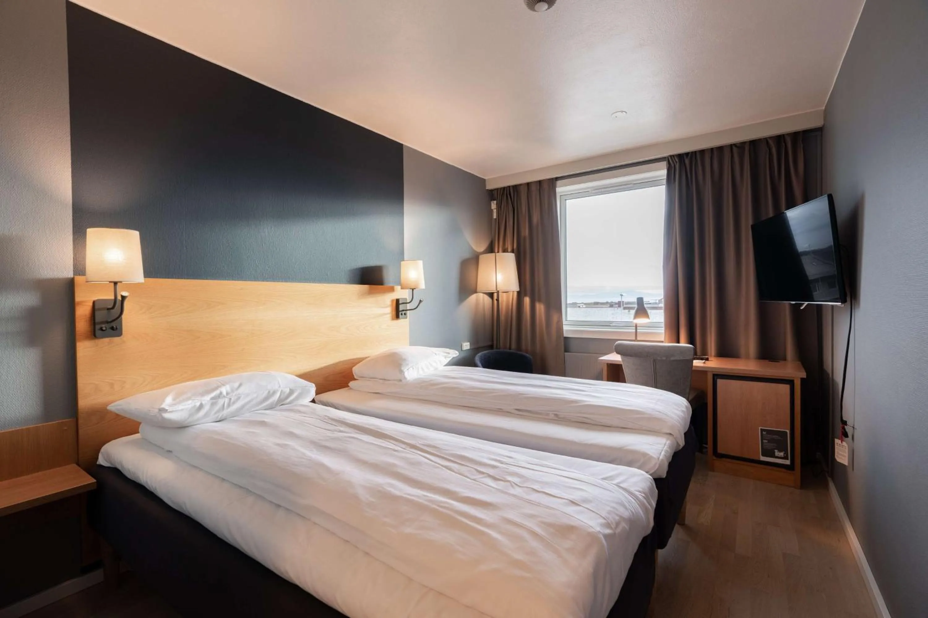 Bedroom, Bed in Scandic Vadsø