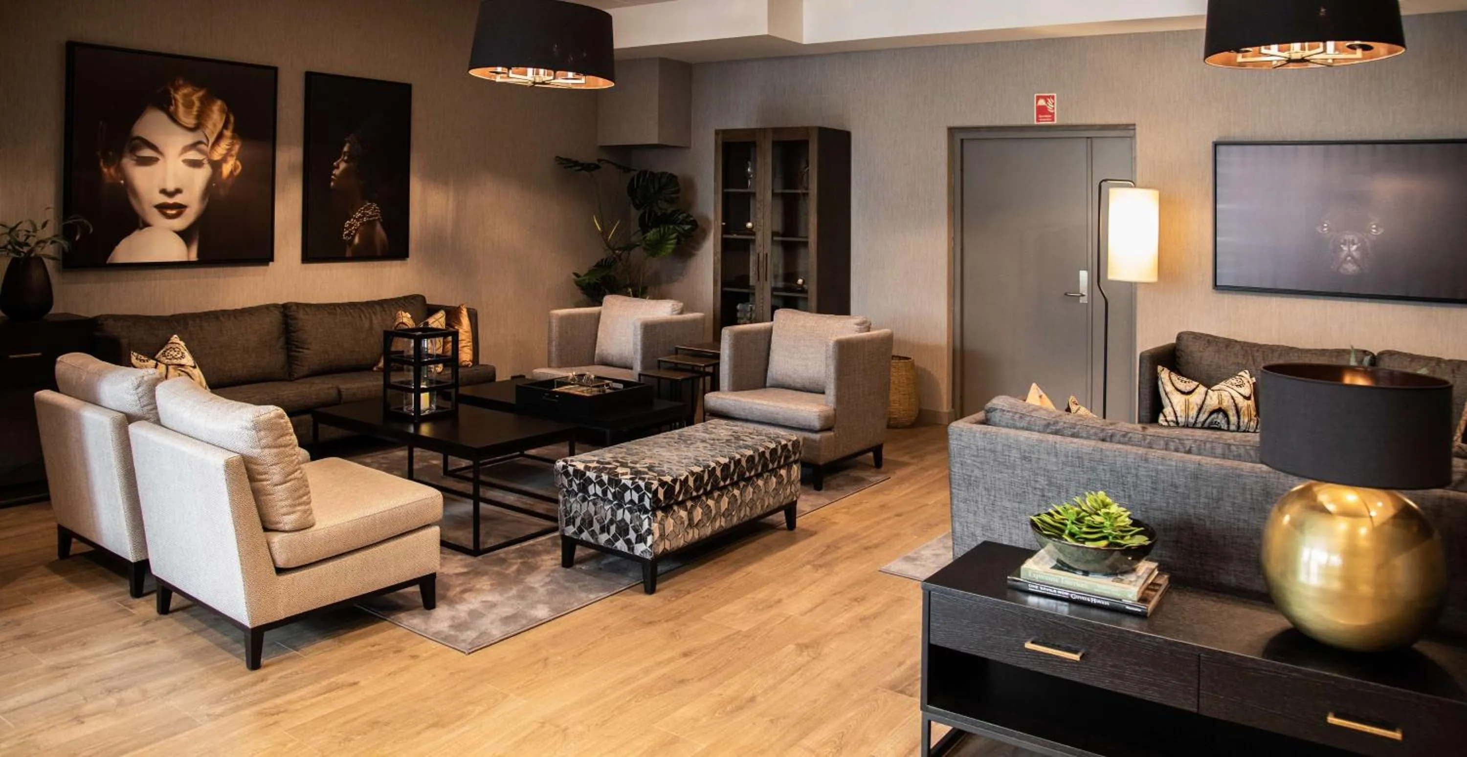 Lobby or reception in Scandic Syv Søstre