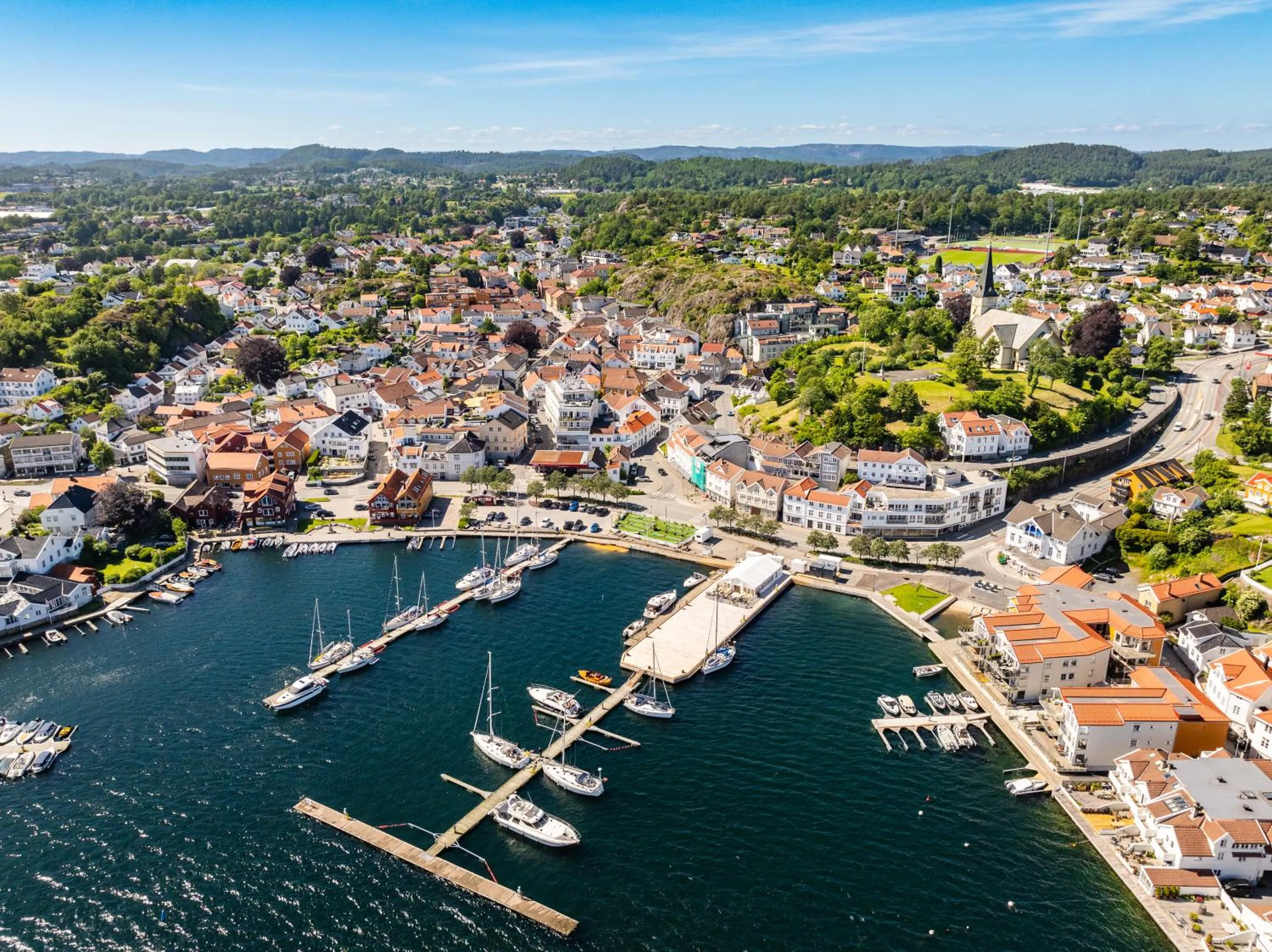 City view in Clarion Collection Hotel Grimstad