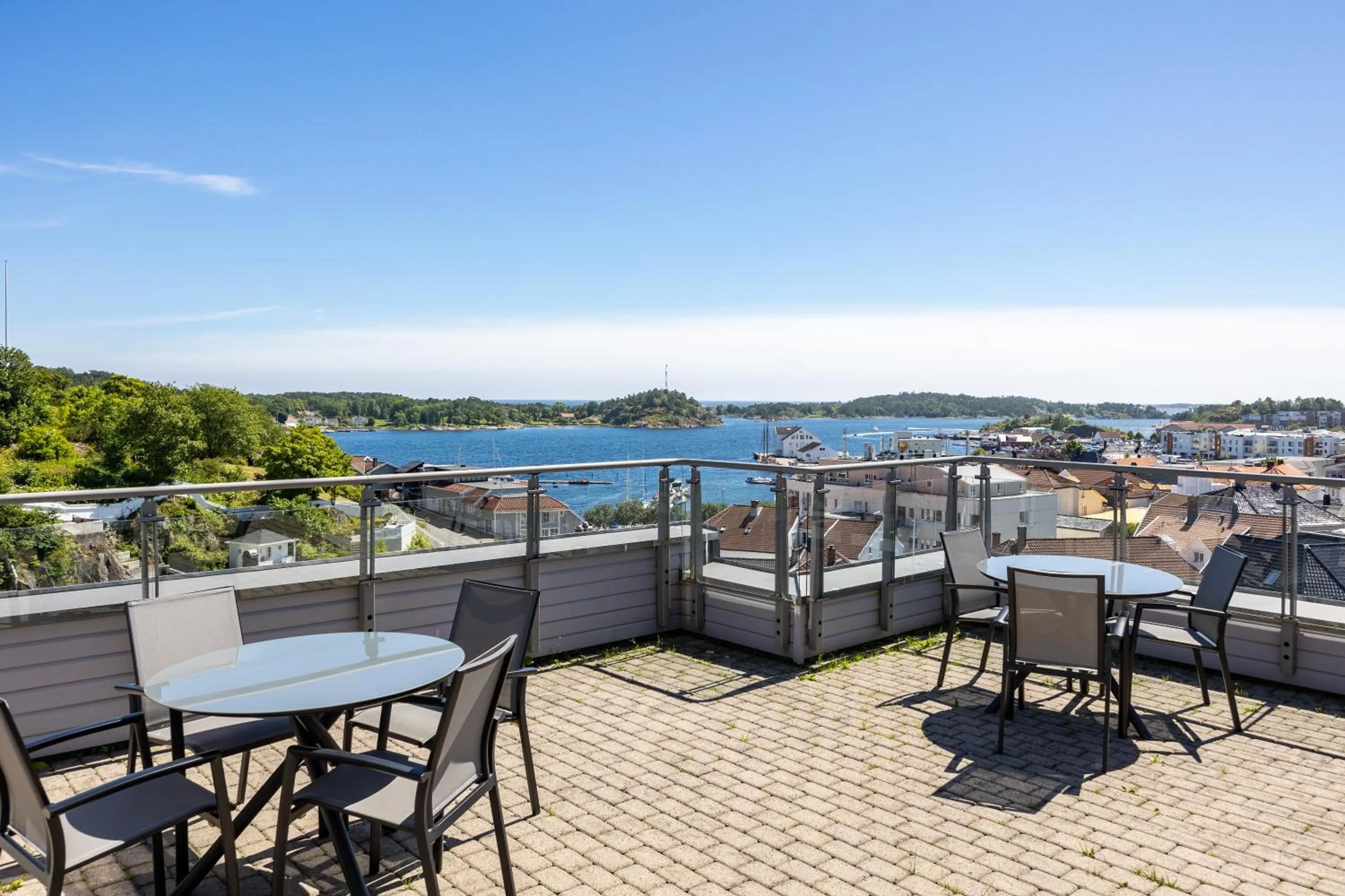 Patio in Clarion Collection Hotel Grimstad
