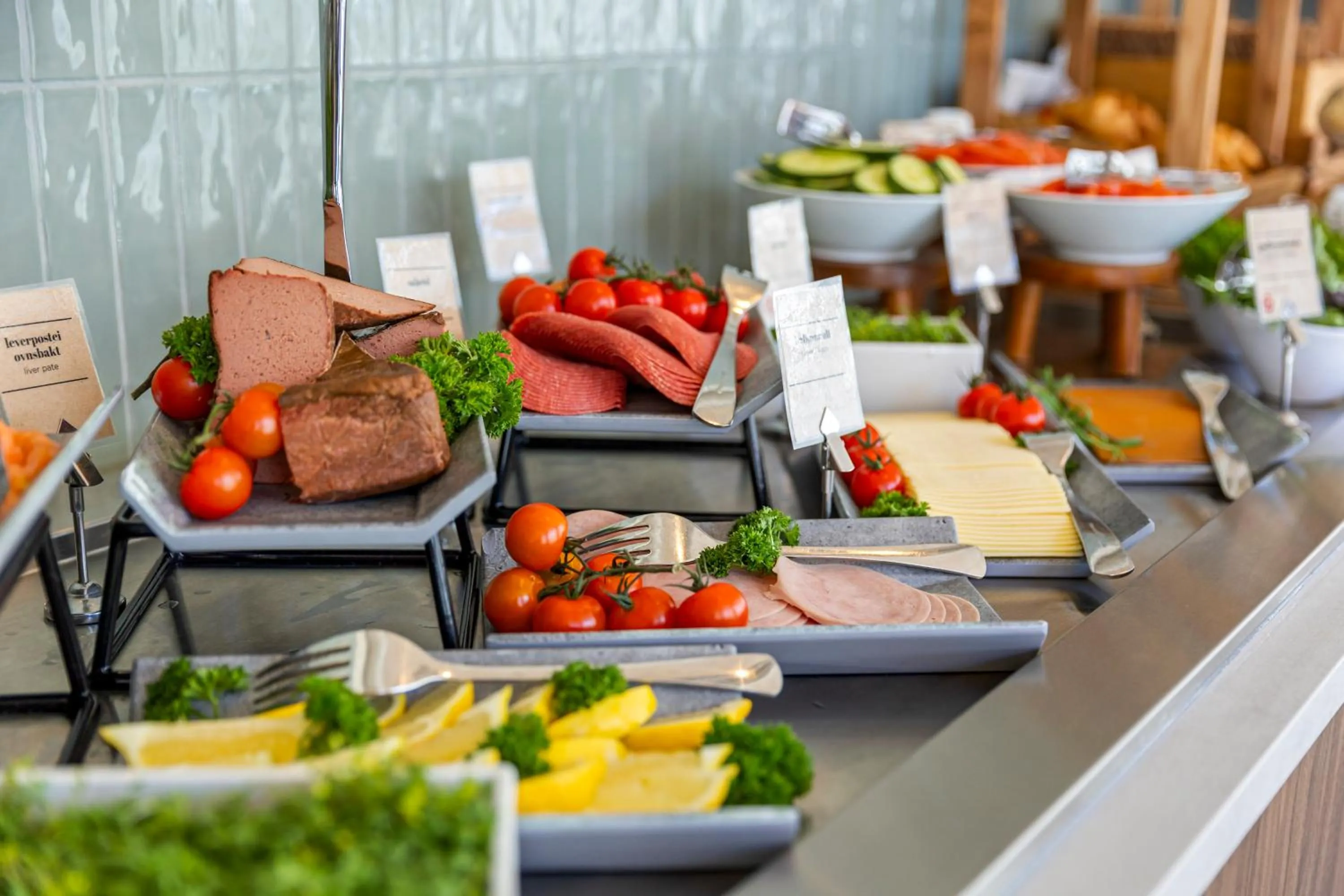 Buffet breakfast in Clarion Collection Hotel Grimstad