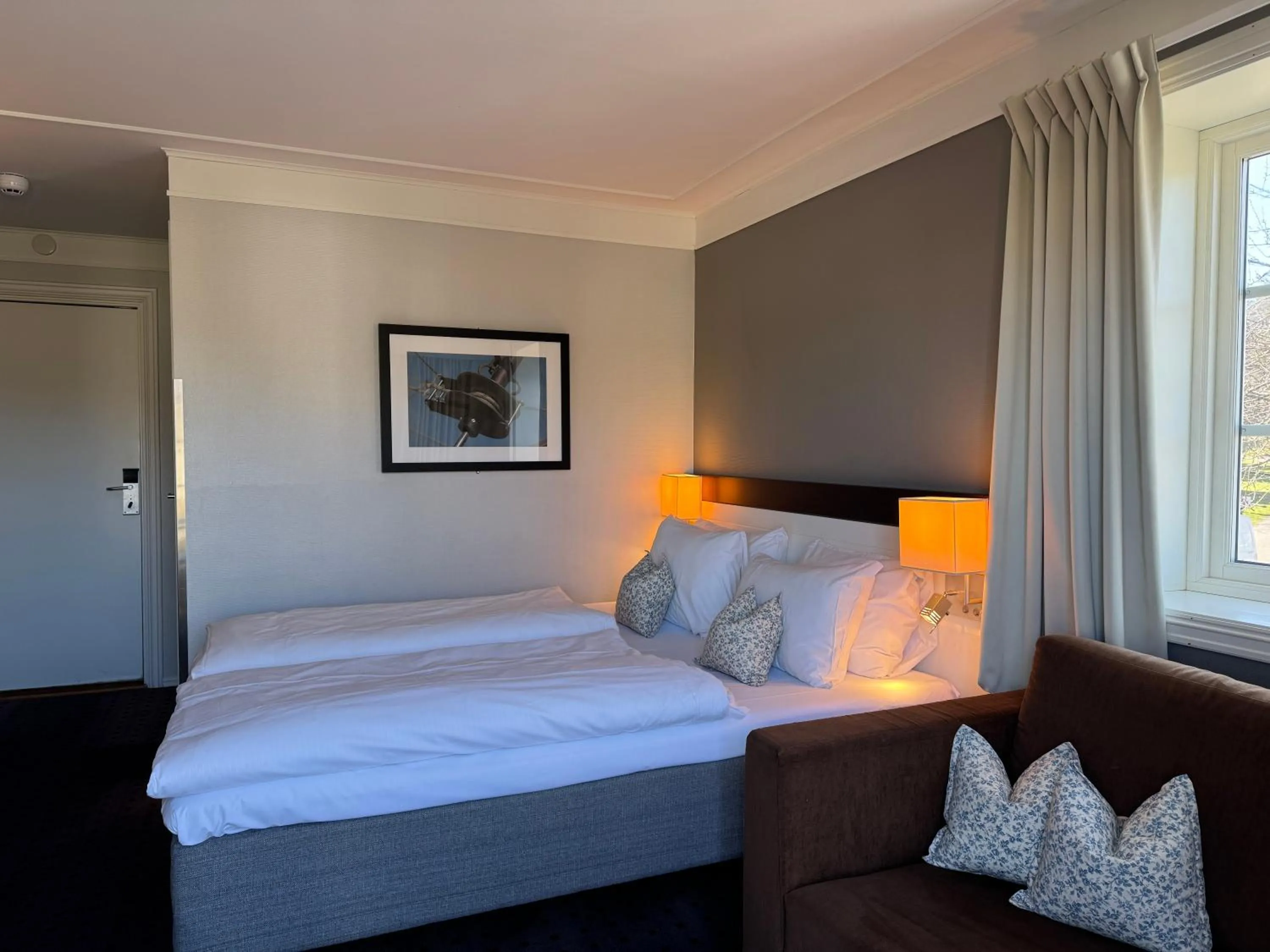 Bed in Havna Tjøme Hotel